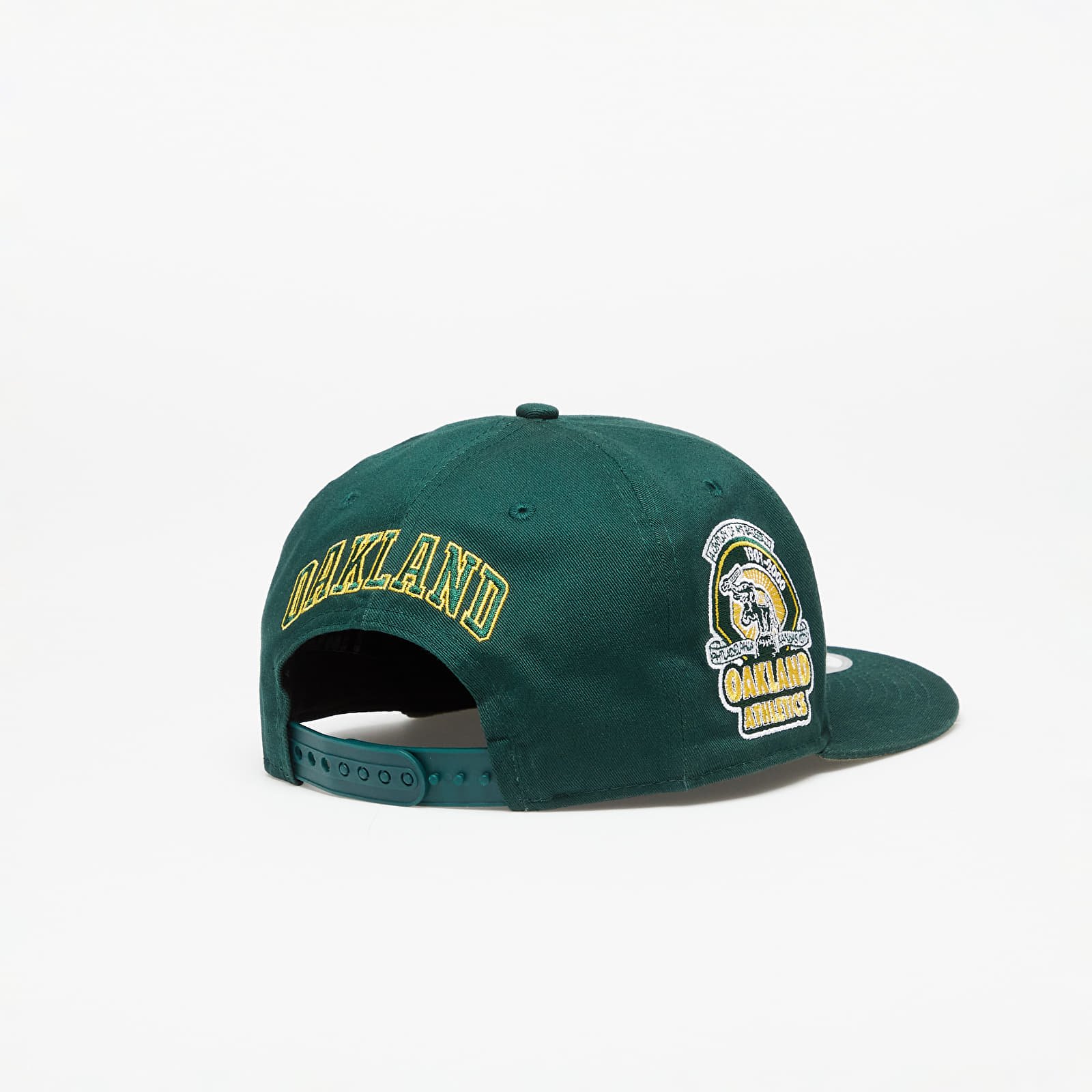 Caps New Era Oakland Athletics Side Patch 9FIFTY Snapback Cap Dark Green/ New Olive