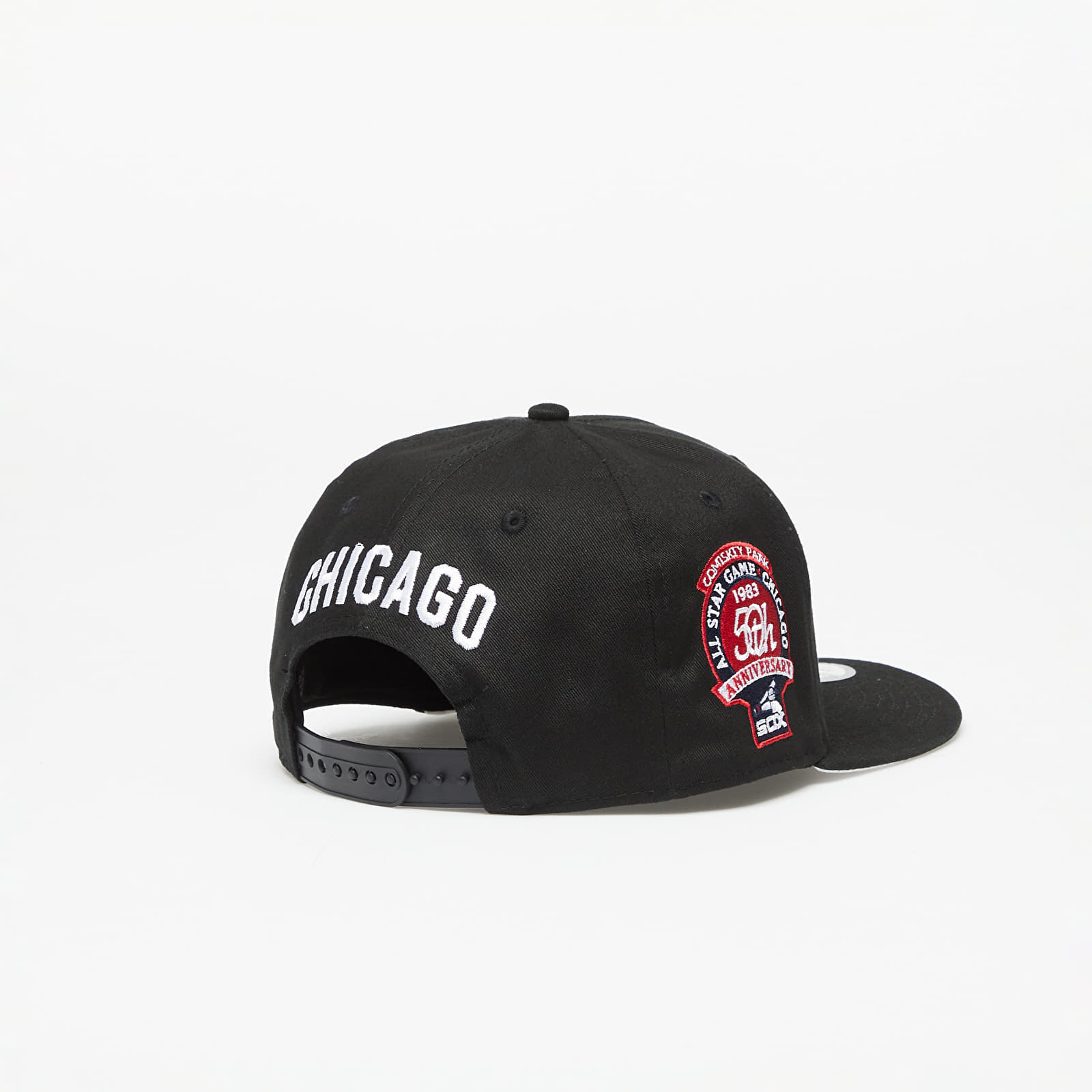 Kepurės New Era Chicago White Sox Side Patch 9FIFTY Snapback Cap Black/ White