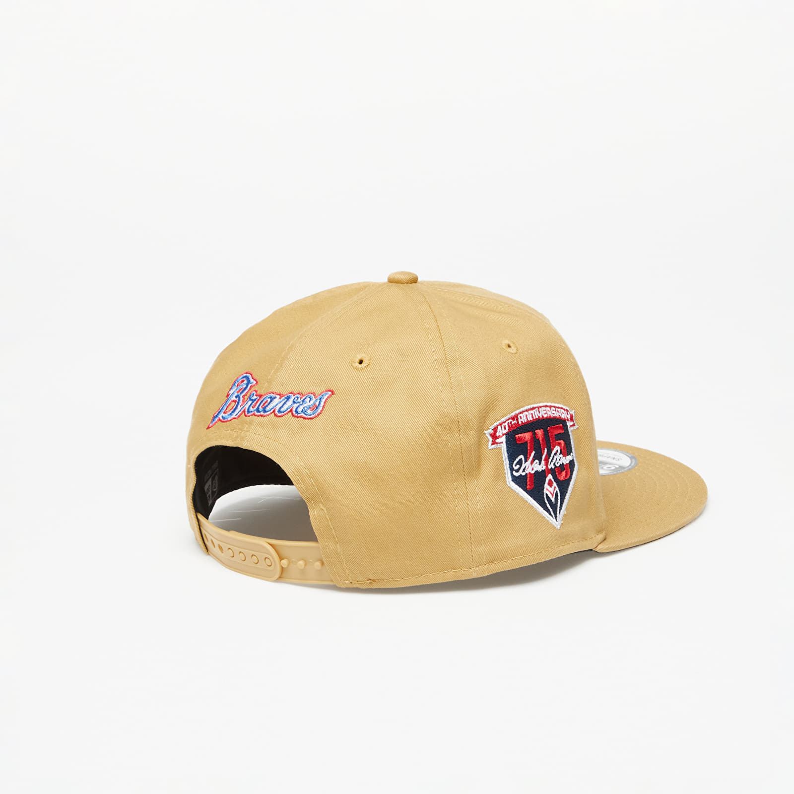 Kape New Era Atlanta Braves Side Patch 9FIFTY Snapback Cap Bronze/ Nfl Brown Suede