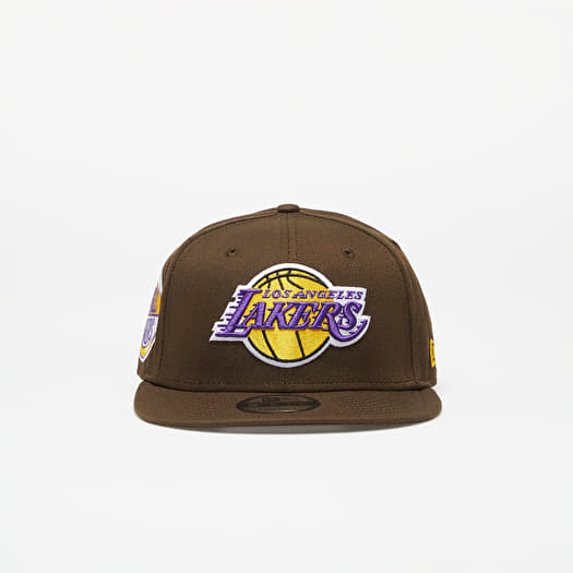 Cap New Era Los Angeles Lakers Repreve 9FIFTY Snapback Cap Walnut/ True Purple