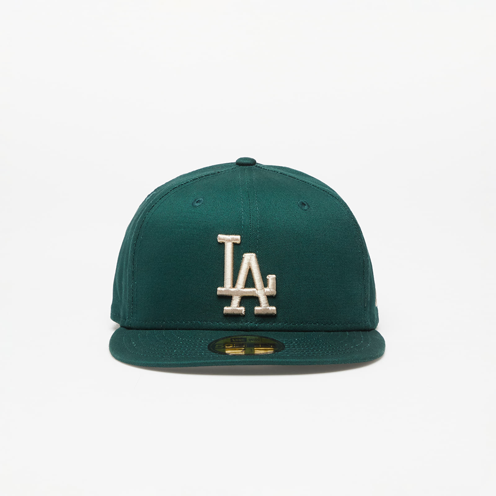 Caps New Era Los Angeles Dodgers League Essential 59FIFTY Fitted Cap Dark Green/ Stone