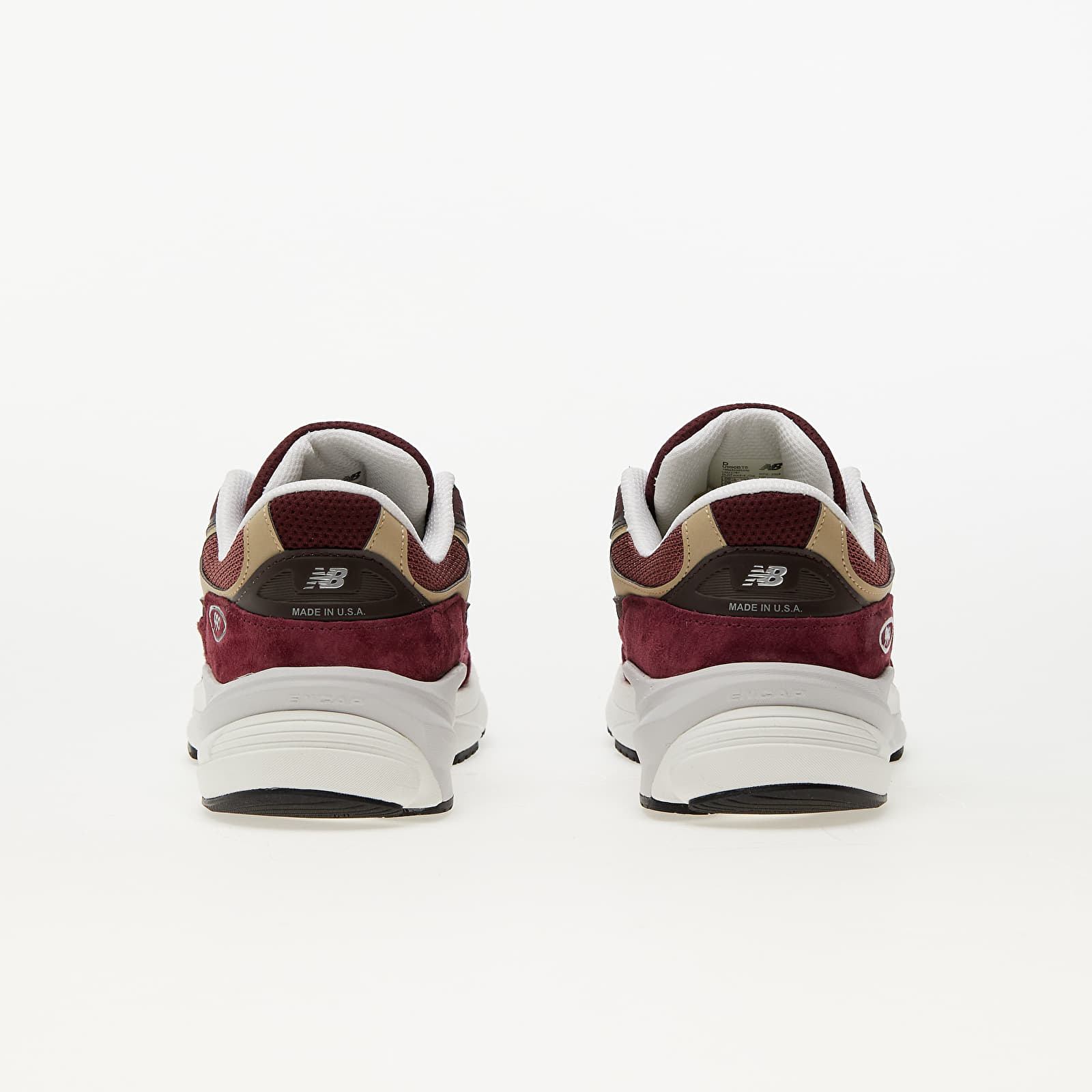 Herren Sneaker und Schuhe New Balance 990 V6 Made in USA Burgundy/ Tan