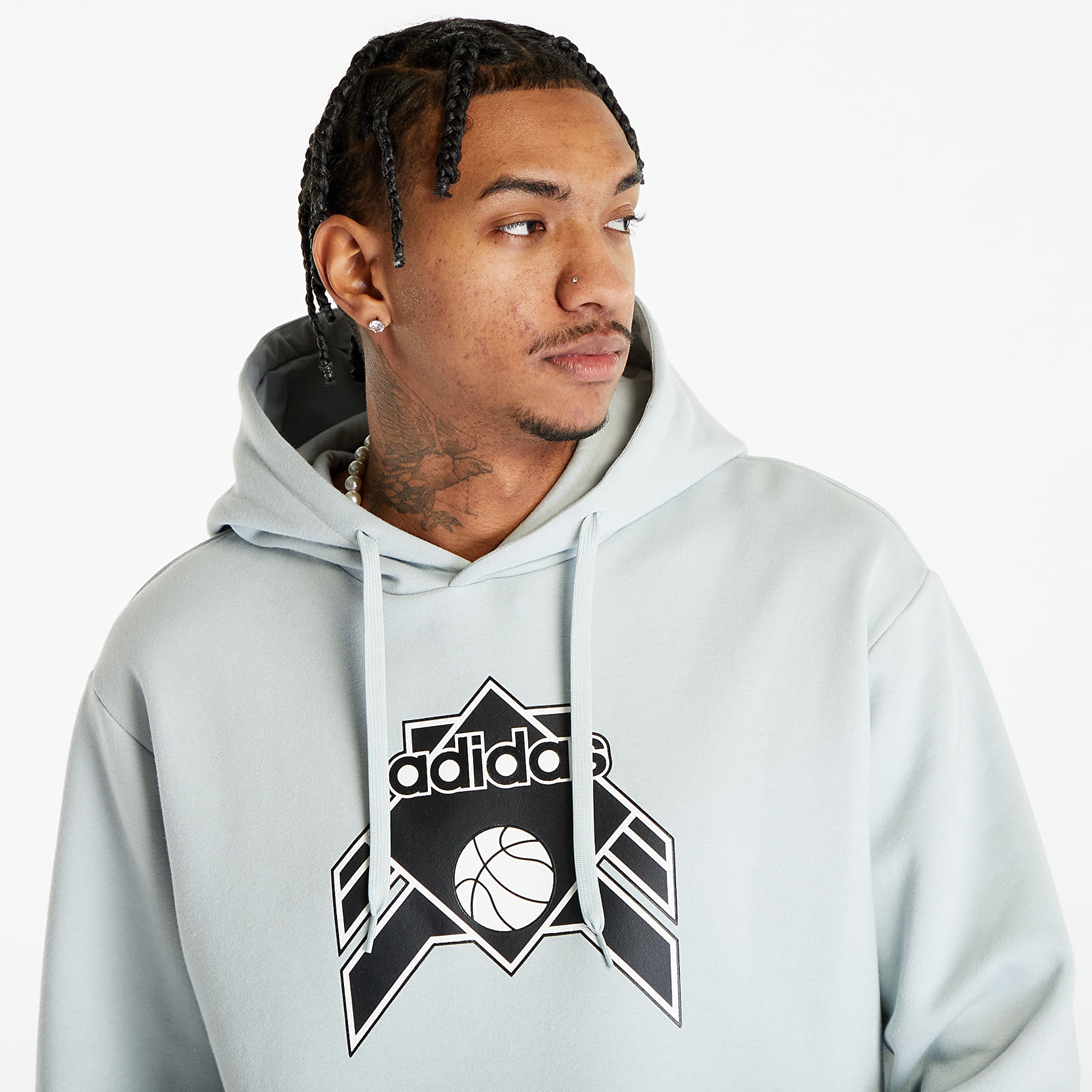 Hoodies and sweatshirts  adidas Hoodie Wonder Silver