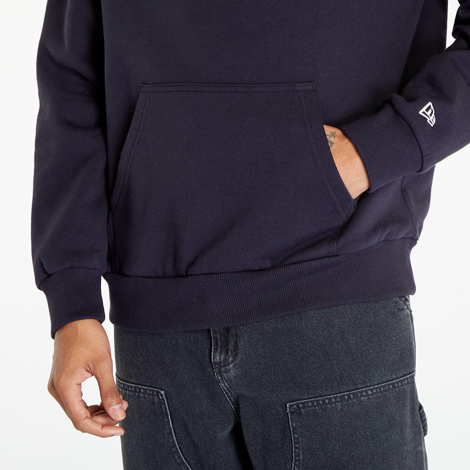 Sweatjacken und Sweatshirts New Era MLB Retro Graphic Os Hoody Los Angeles Dodgers Navy/ White