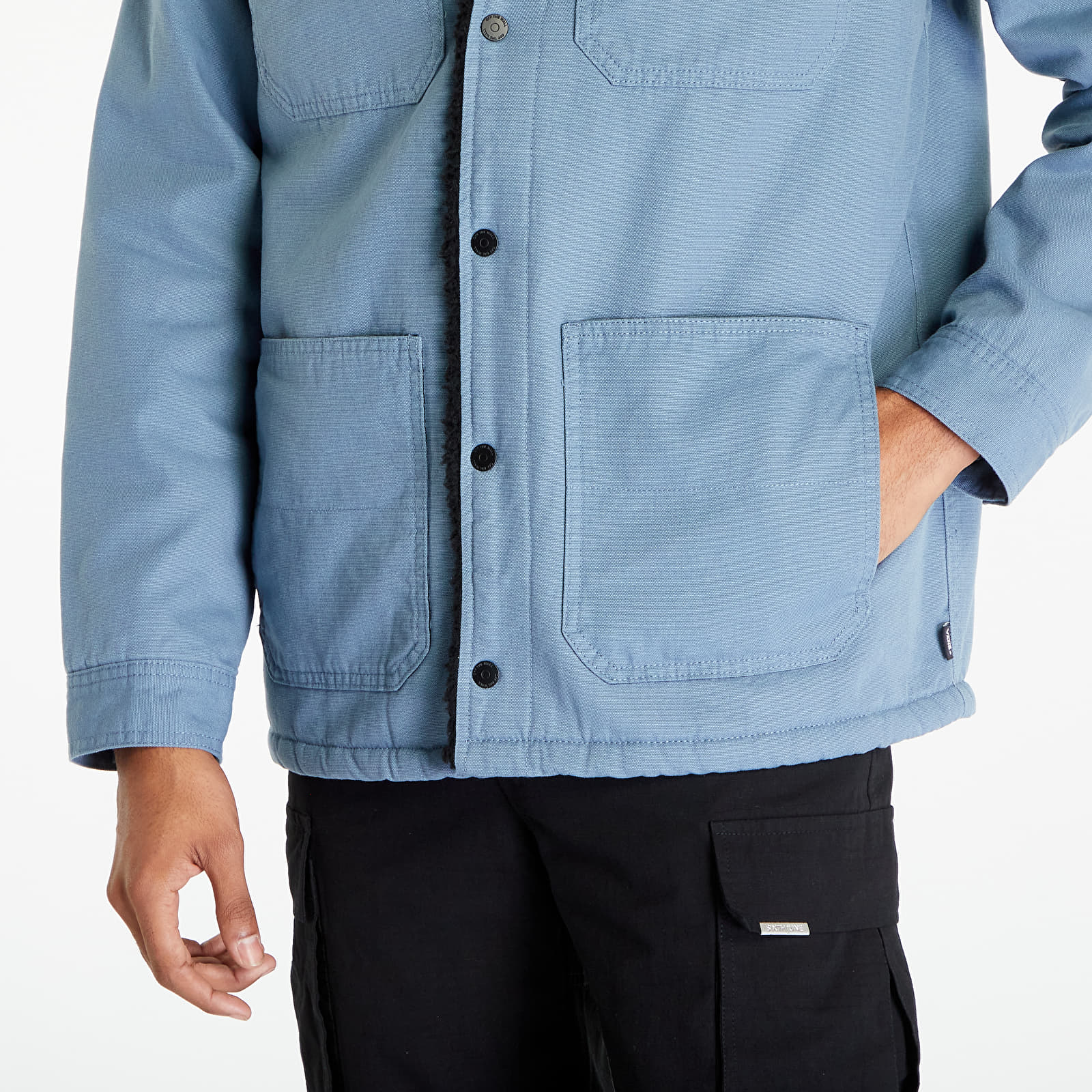 Jackets Vans Drill Chore Coat Sherpa II Blue Mirage