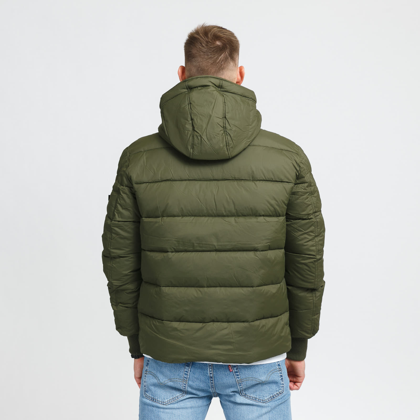 Куртки Alpha Industries Hooded Puffer Alpha FD Olive