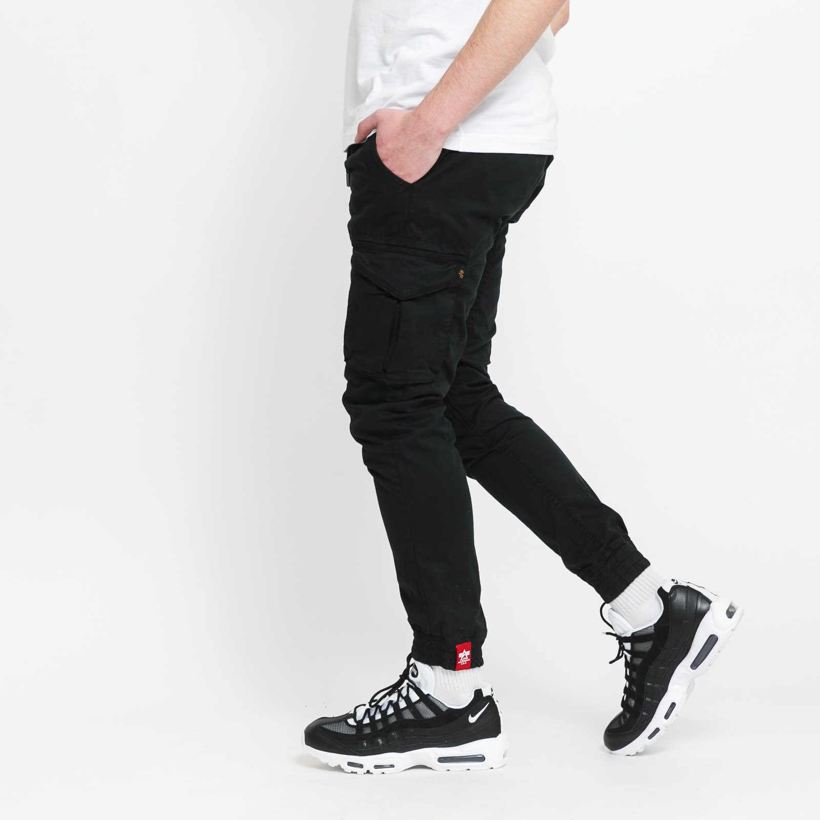 Pants and jeans Alpha Industries Cotton Twill Jogger Black