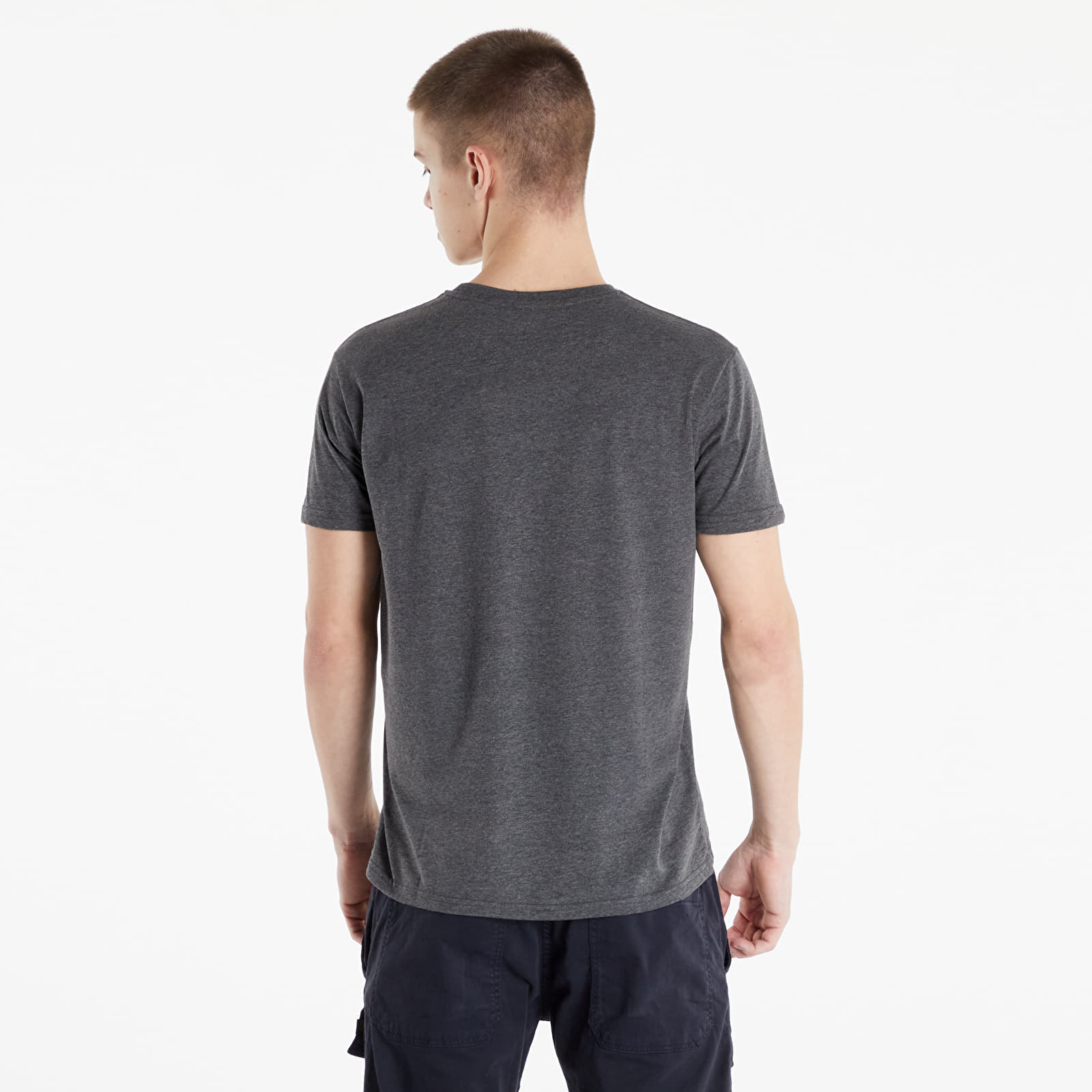 Koszulki Alpha Industries Basic Tee Charchoal Heather/ White