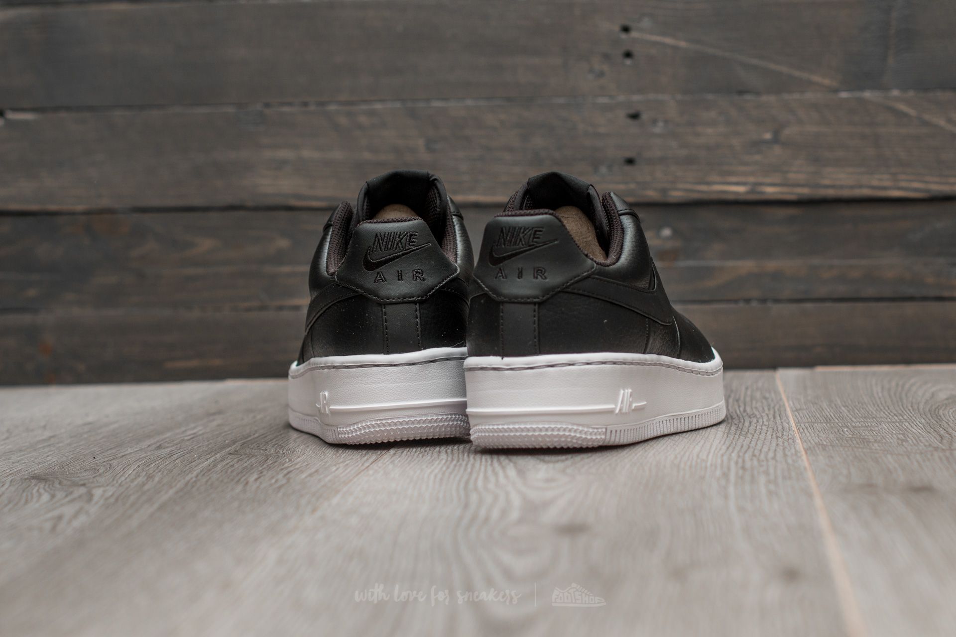 Zapatillas mujer Nike Wmns Air Force 1 Upstep Black/ Black-White