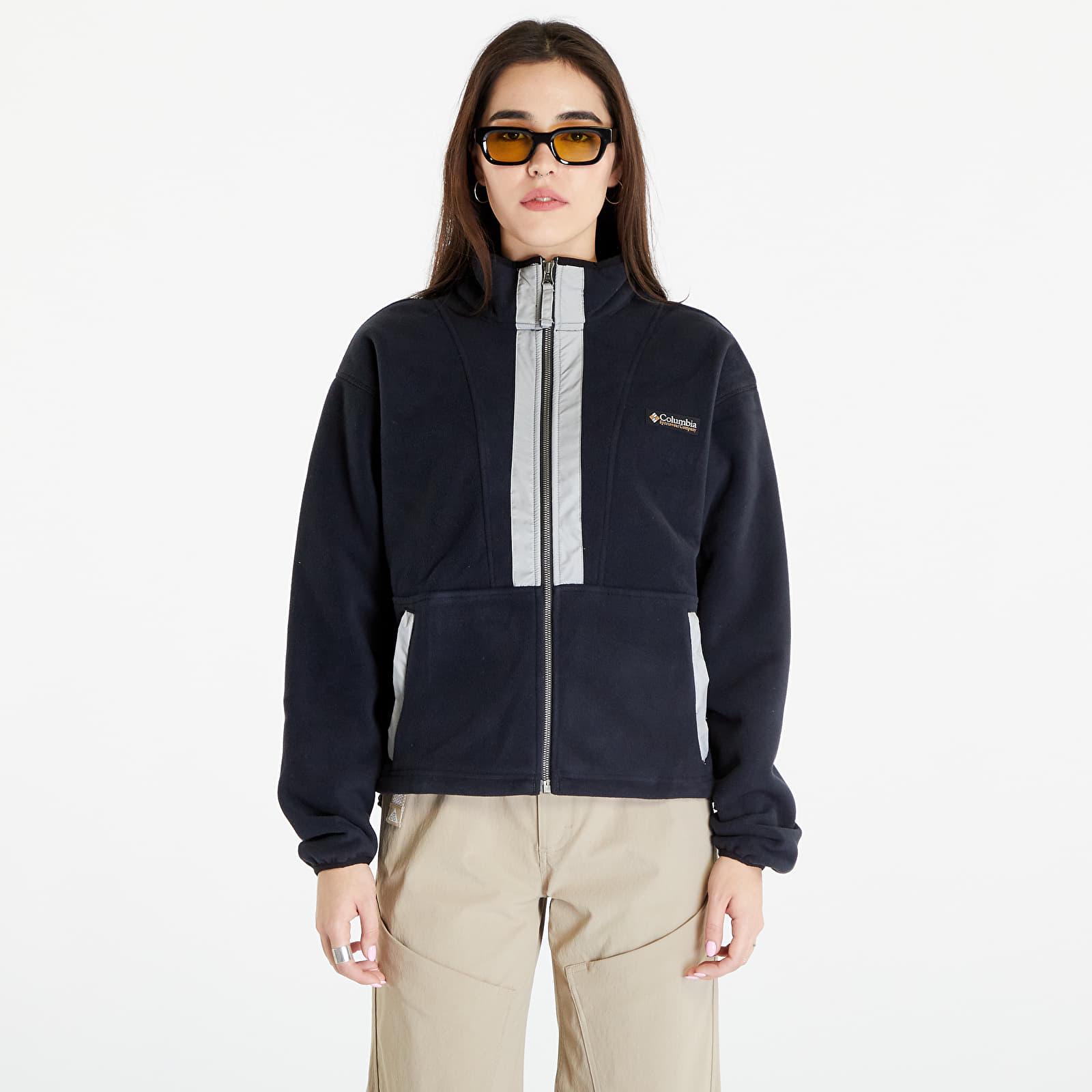 Kurtki Columbia Backbowl™ Remastered Fleece Jacket Black/ Silver Sheen