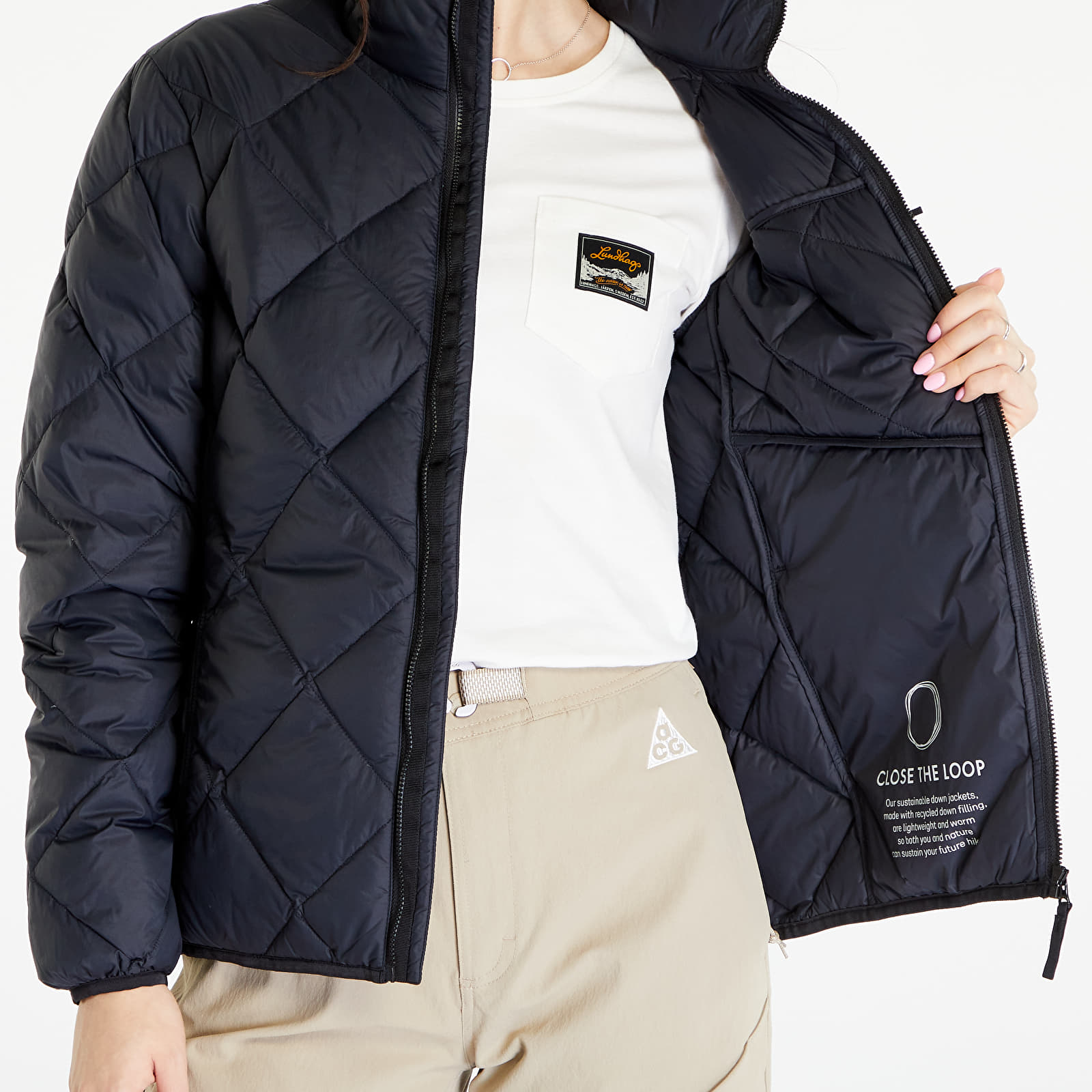 Dzsekik Lundhags Tived Down Jacket Black