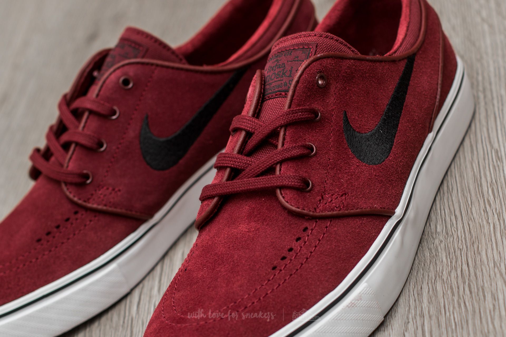Zapatillas Hombre Nike Zoom Stefan Janoski Dark Team Red/ Black