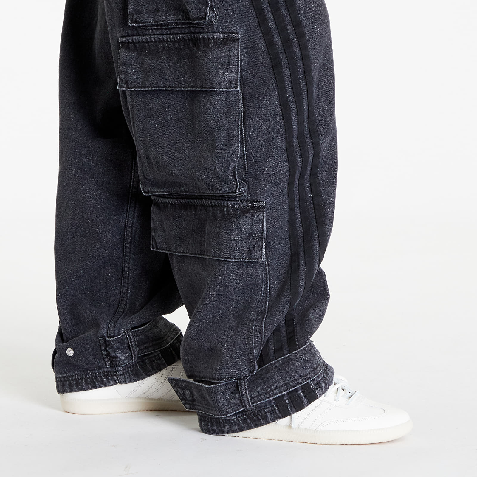 Bukser adidas Denim Cargo Black
