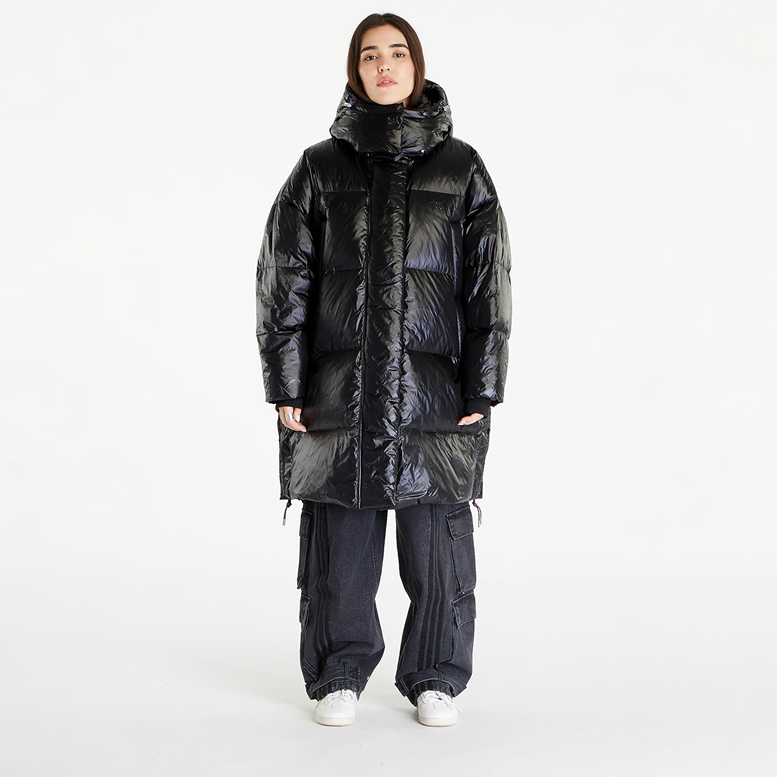 Adidas long sale puffer jacket