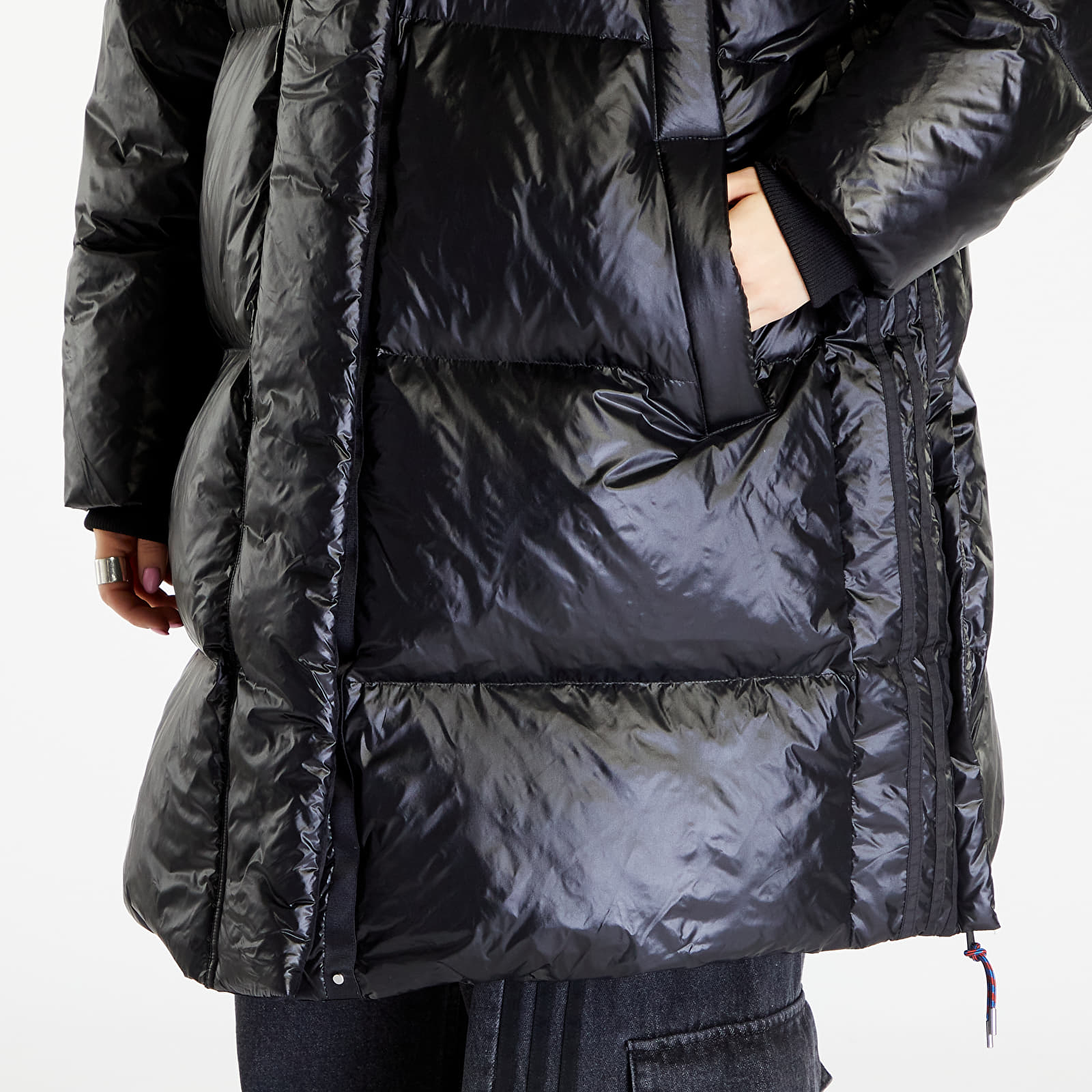 Kurtki adidas Originals Long Puffer Jacket Black