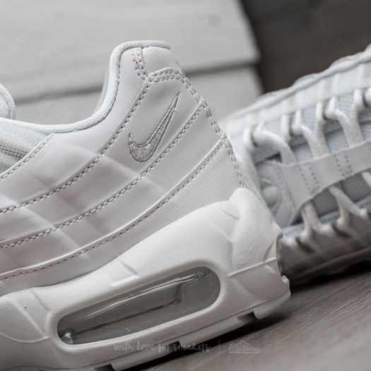 Womens air max 95 triple white 2025