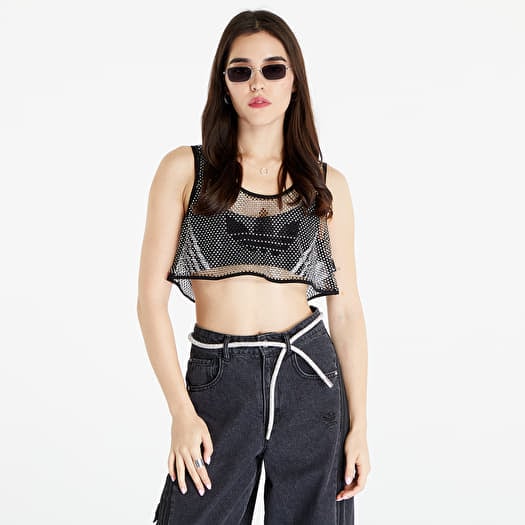 Adidas mesh crop top top