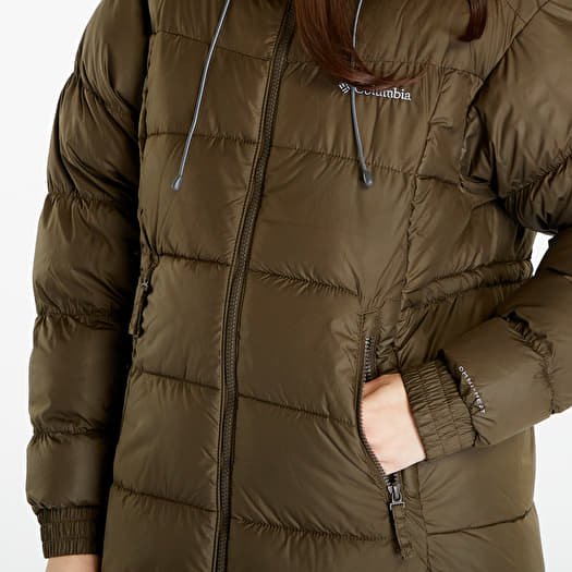 Columbia green puffer jacket sales