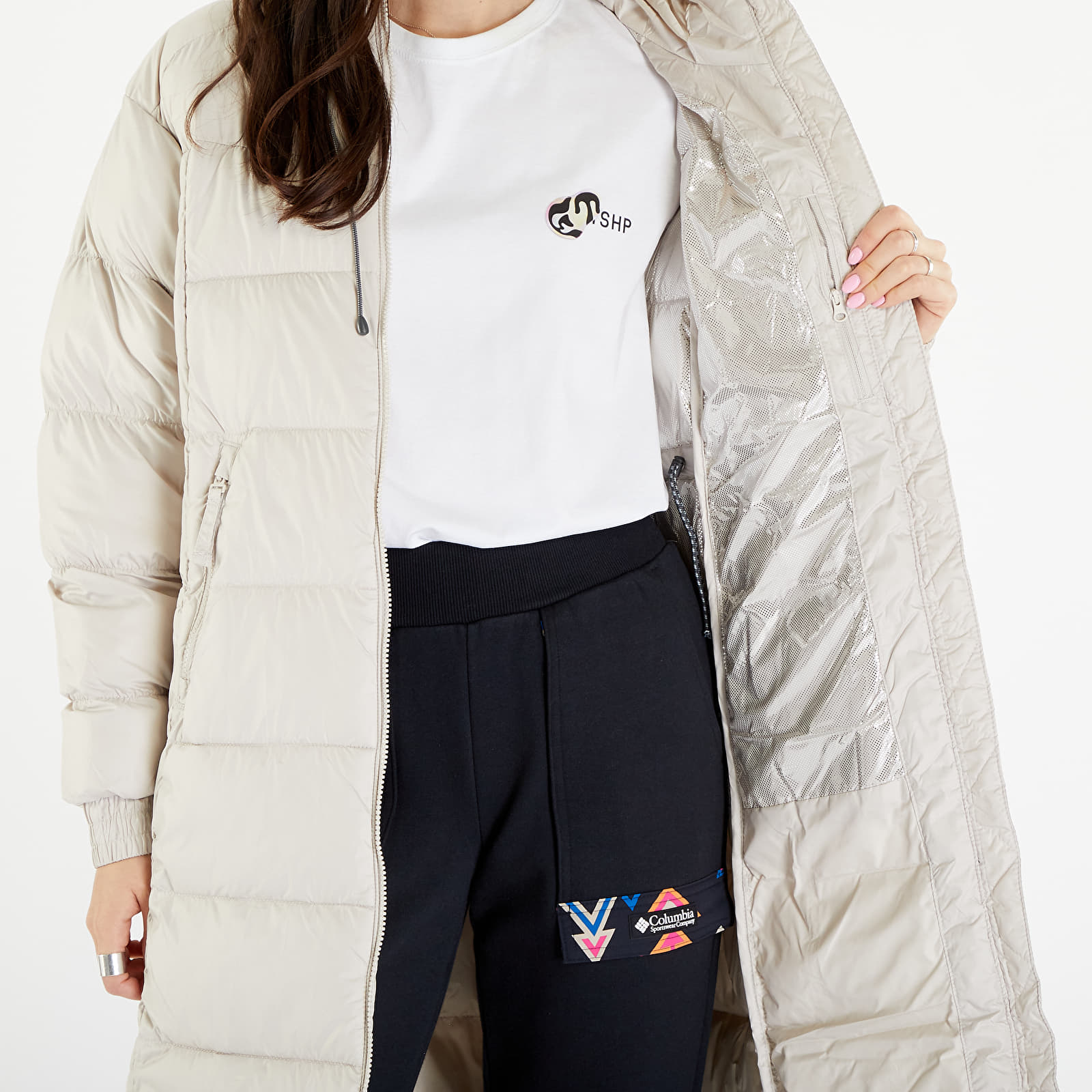 Giacche Columbia Pike Lake™ II Long Puffer Jacket Dark Stone