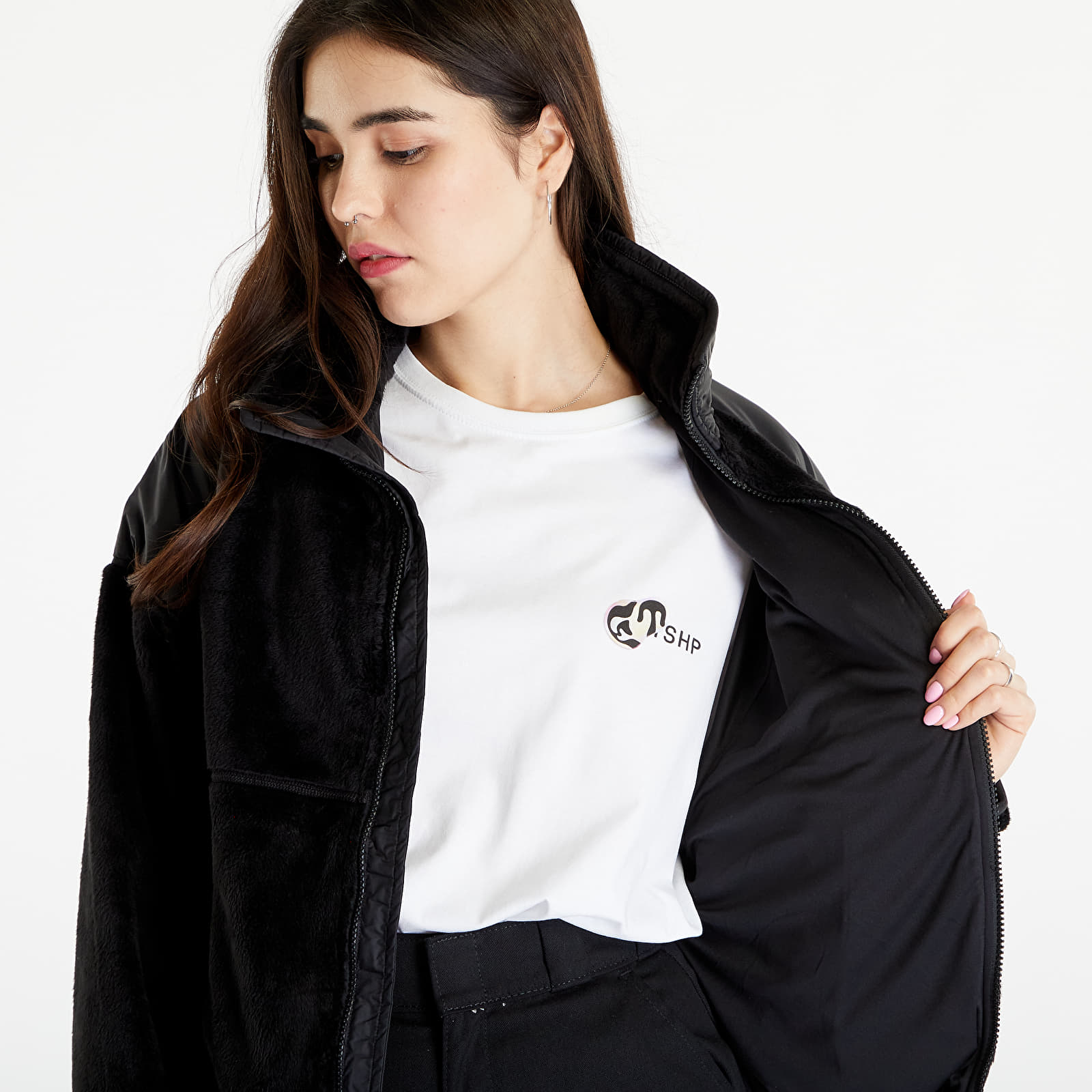 Kabátok The North Face Versa Velour Jacket TNF Black