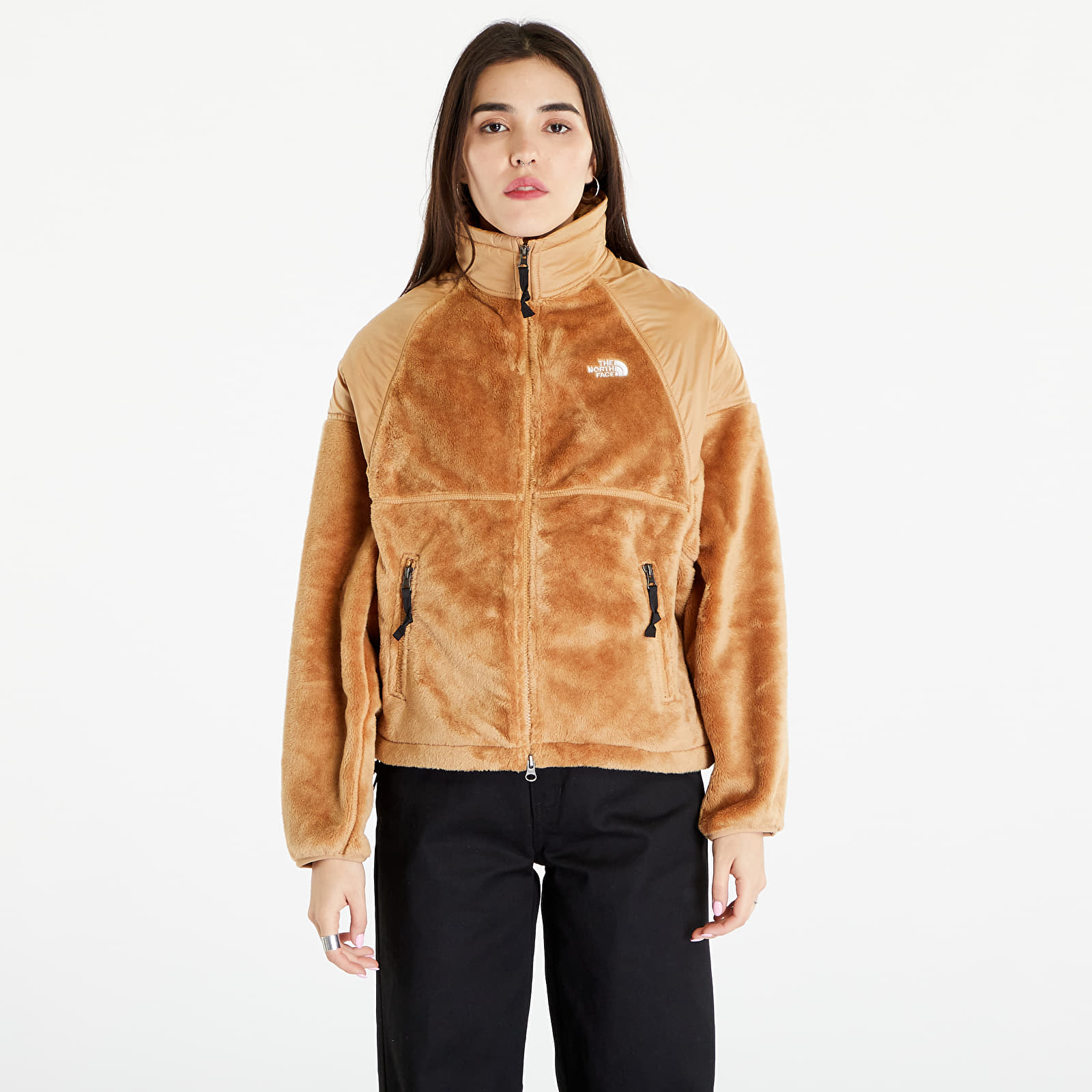 The North Face - versa velour jacket almond butter