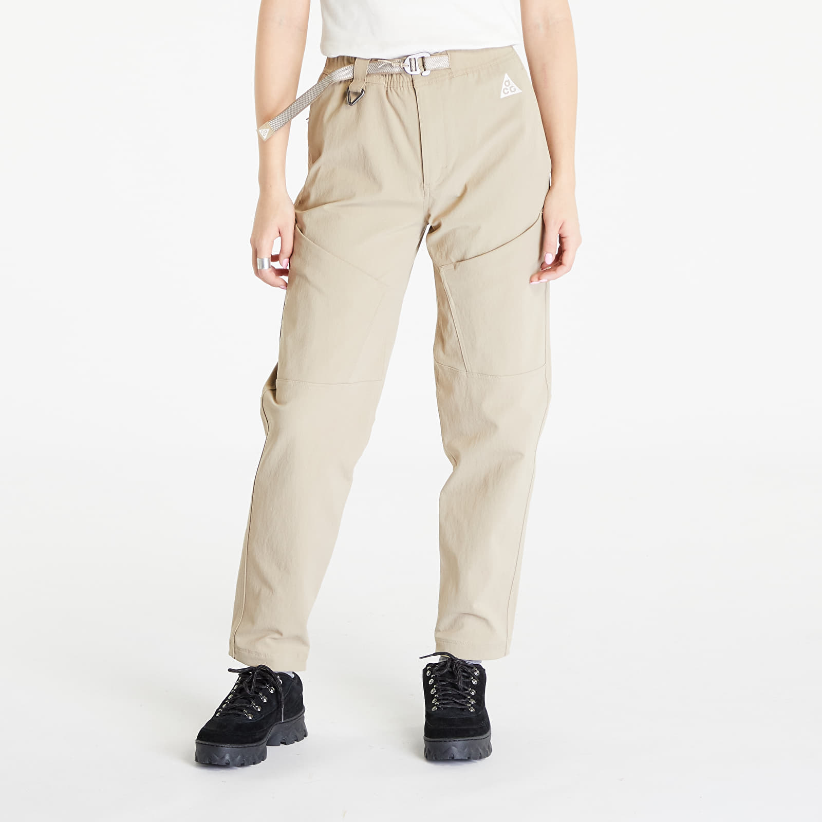 Nike - acg mid-rise hiking trousers khaki/ summit white