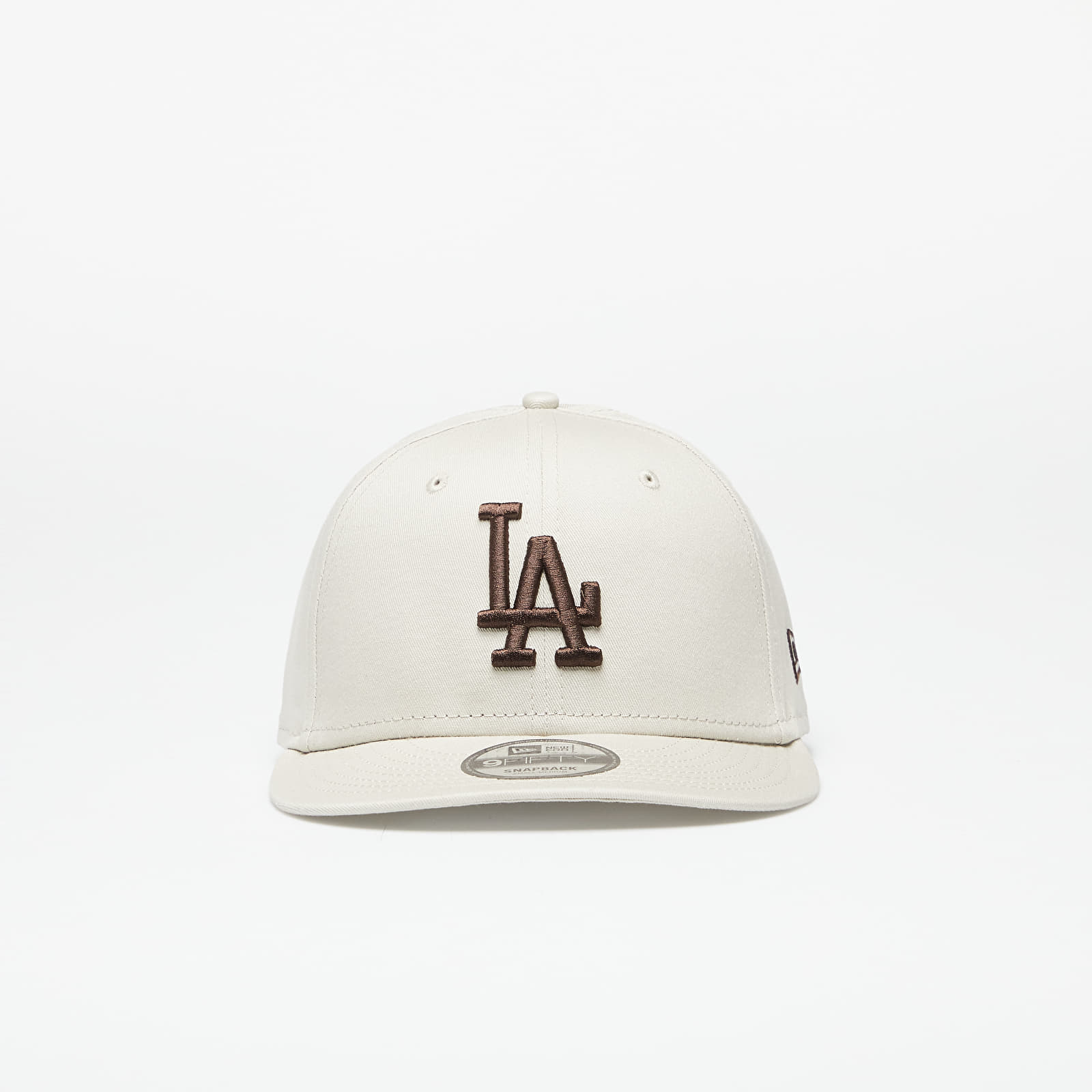 New Era - los angeles dodgers league essential 9fifty snapback cap stone/ nfl brown suede