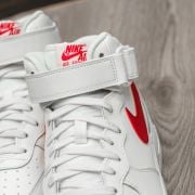 Nike air force 1 mid sail university red outlet