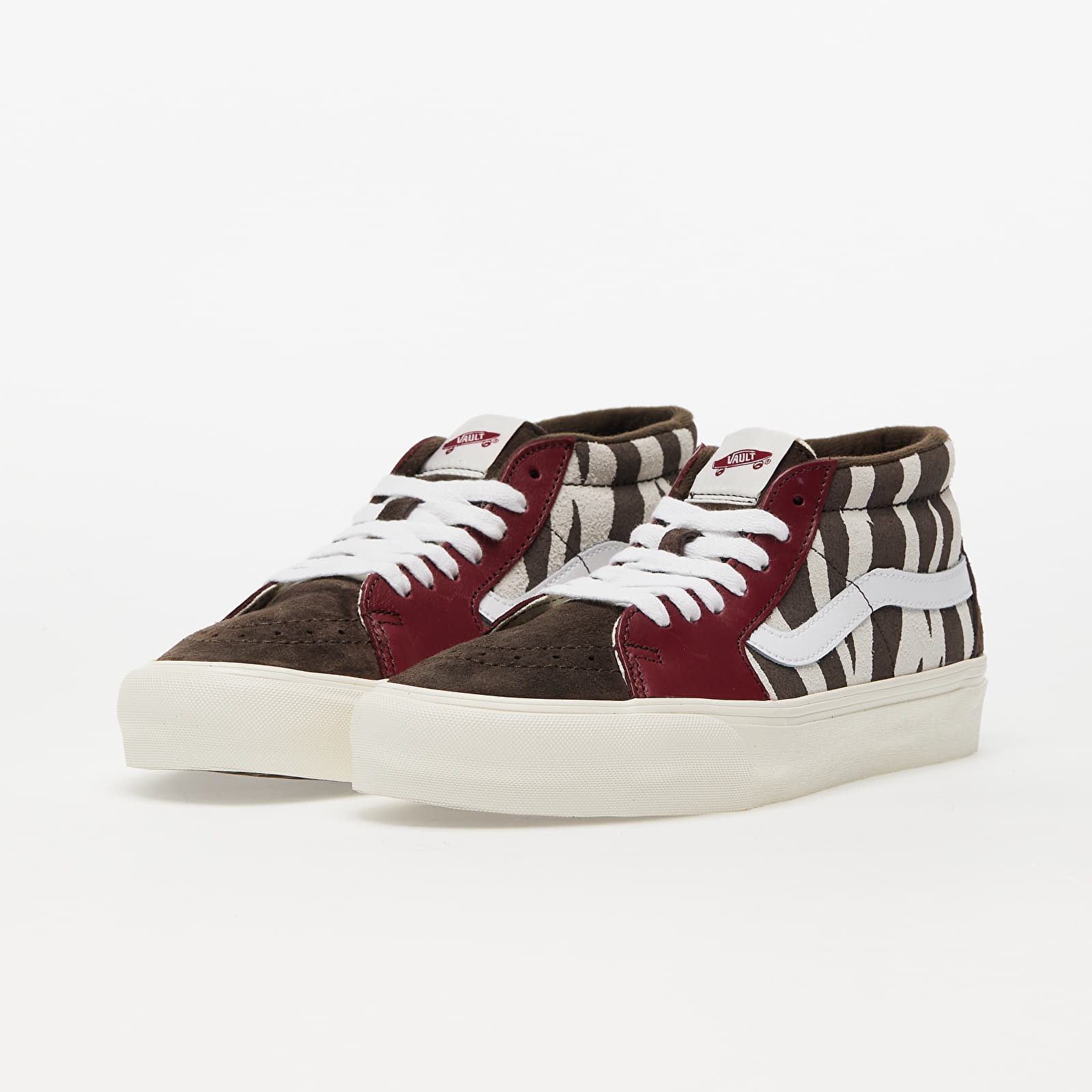 Încălțăminte și sneakerși pentru bărbați Vans Vault SK8-Mid VR3 LX Safari Rumba Red