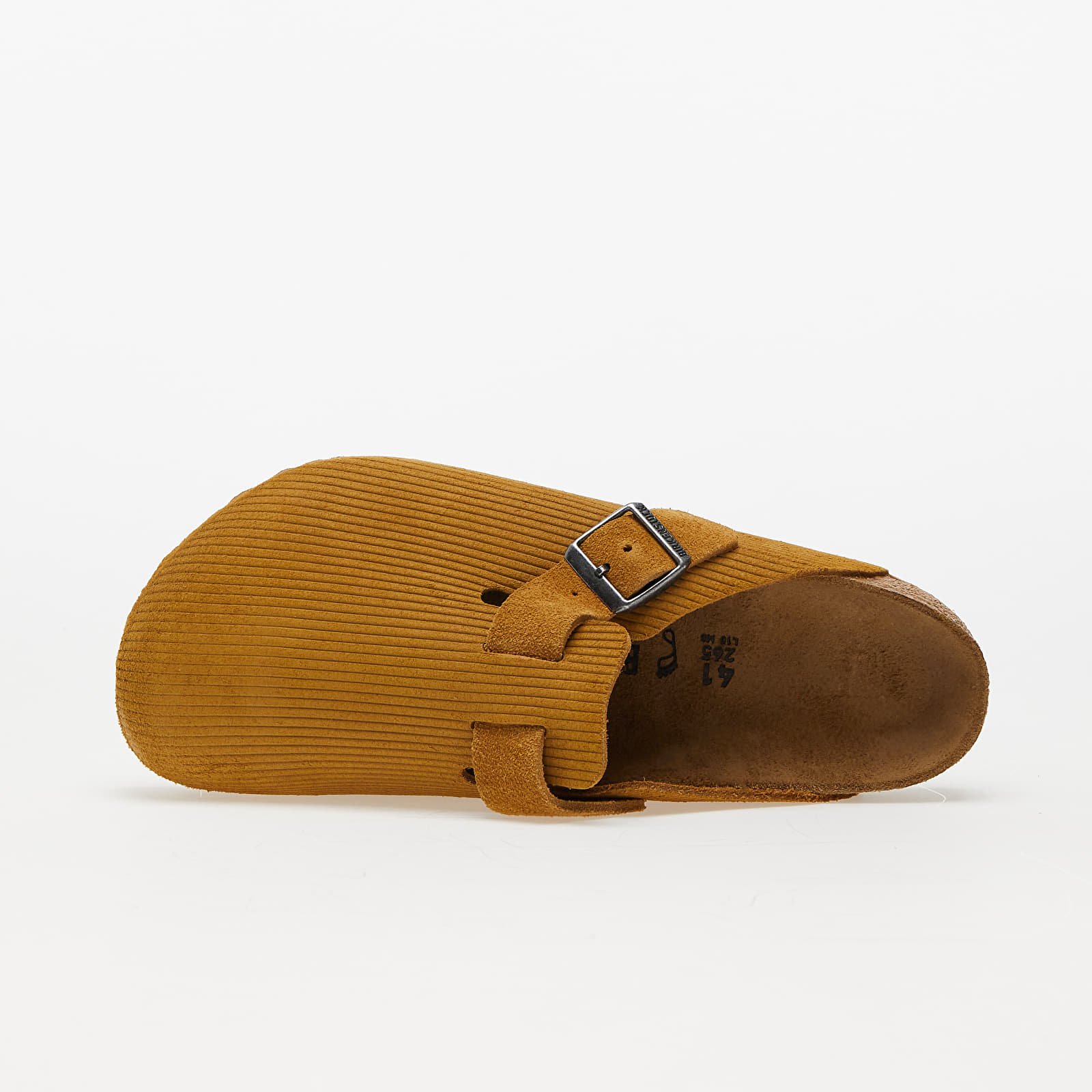 Chaussures et baskets homme Birkenstock Boston Suede Embossed Corduroy Cork Brown