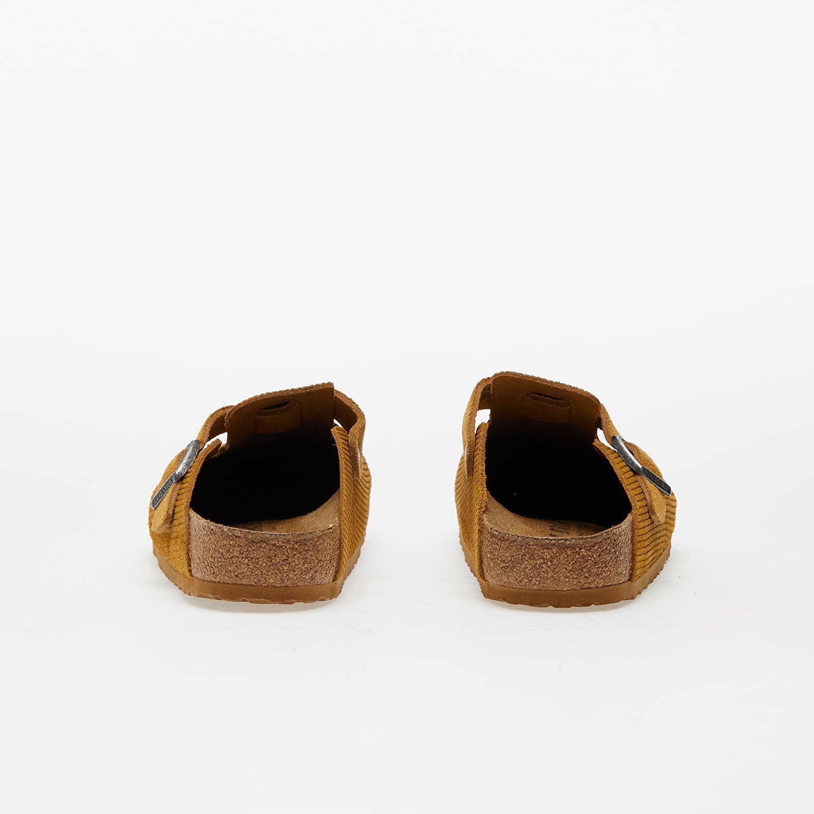 Chaussures et baskets homme Birkenstock Boston Suede Embossed Corduroy Cork Brown