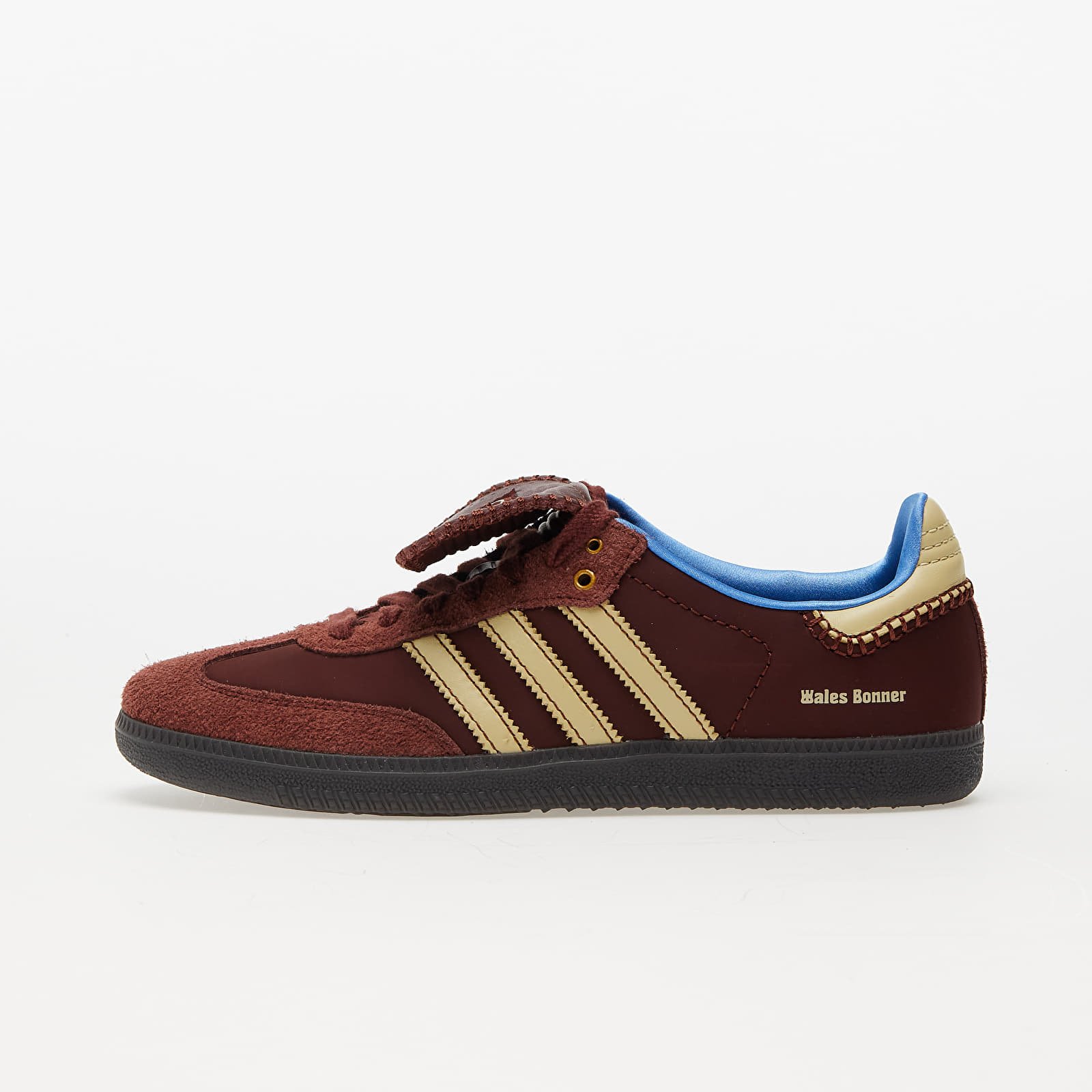 Herren Sneaker und Schuhe adidas x Wales Bonner Nylon Samba Fox Brown/ Sanbei/ Lucid Blue