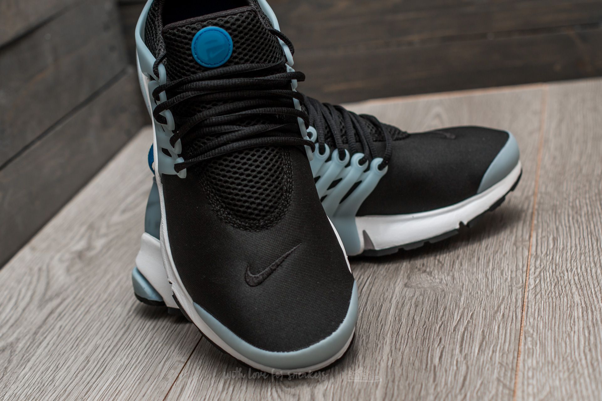 Air presto black blue jay hot sale