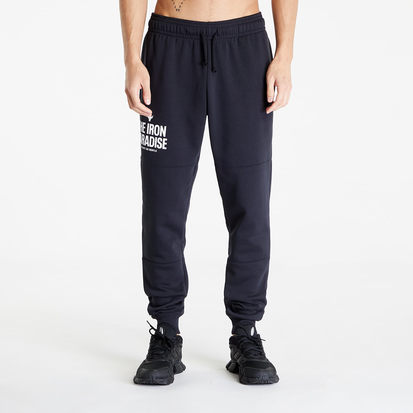 Under Armour - project rock rival fleece jogger black