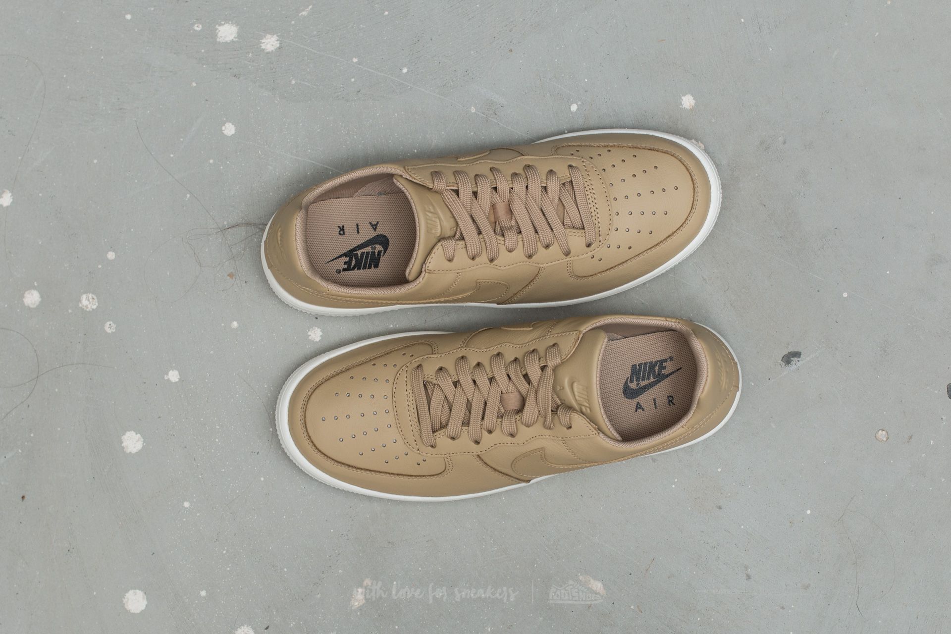 Herren Sneaker und Schuhe Nike Air Force 1 Ultraforce Leather Mushroom/ Mushroom-Black