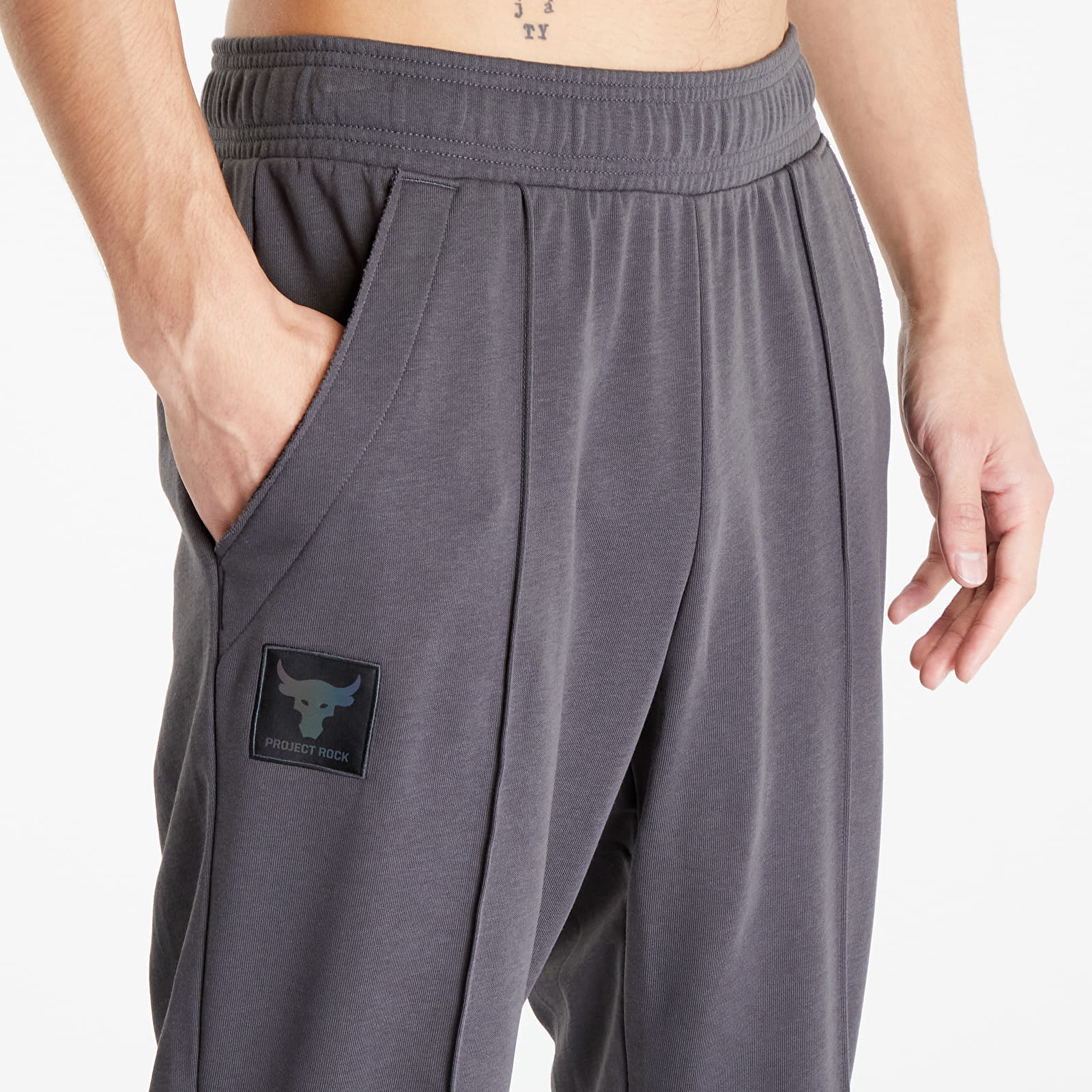 Jogger Pants Under Armour Project Rock Terry Gym Q4 Pant Gray