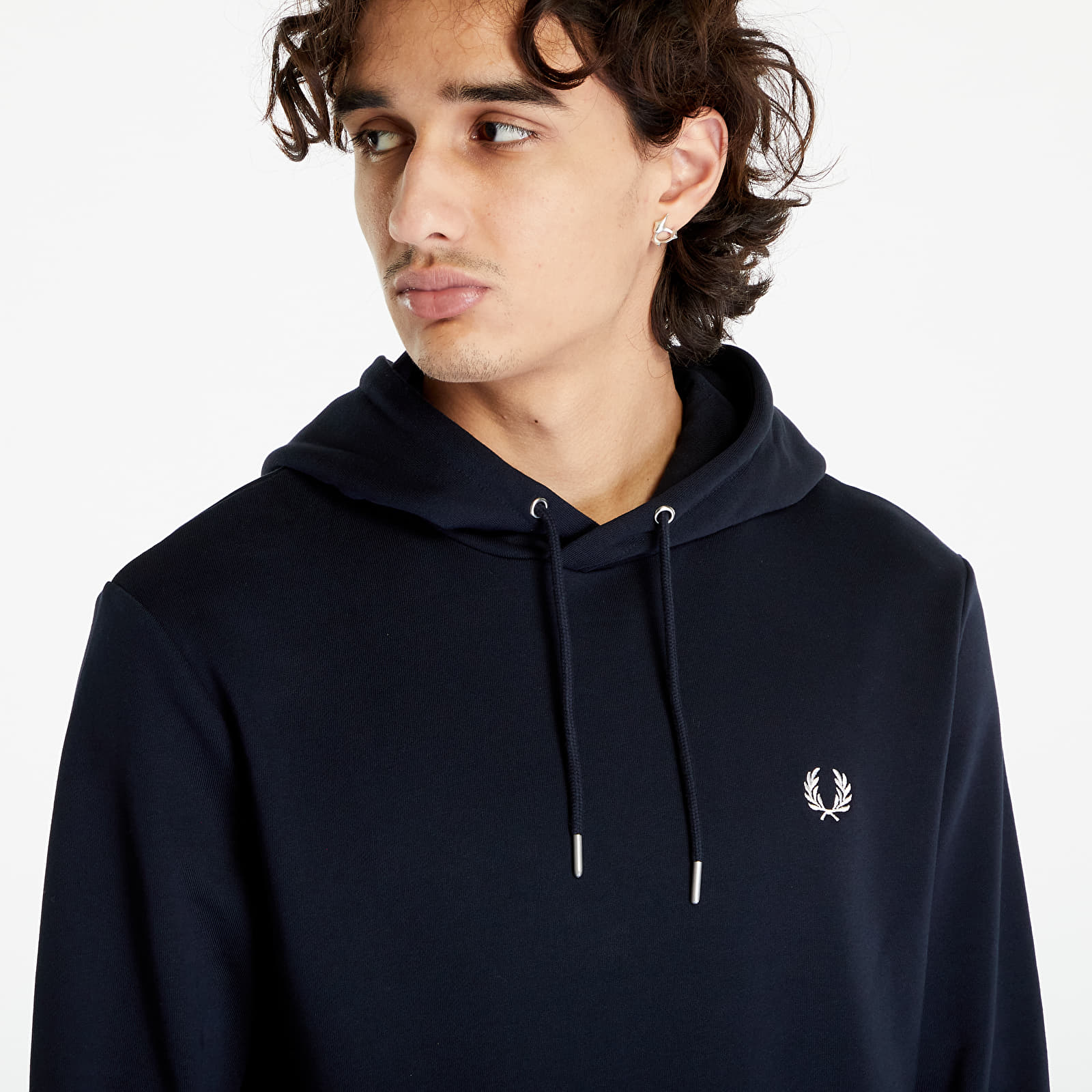 Суичърти FRED PERRY Tipped Hooded Sweatshirt Navy