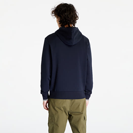 FRED PERRY☆ Tipped Hooded Sweatshirt NAVY Fred Perry TIPPED HOODED SWEATSHIRT Blue | BSTN Store