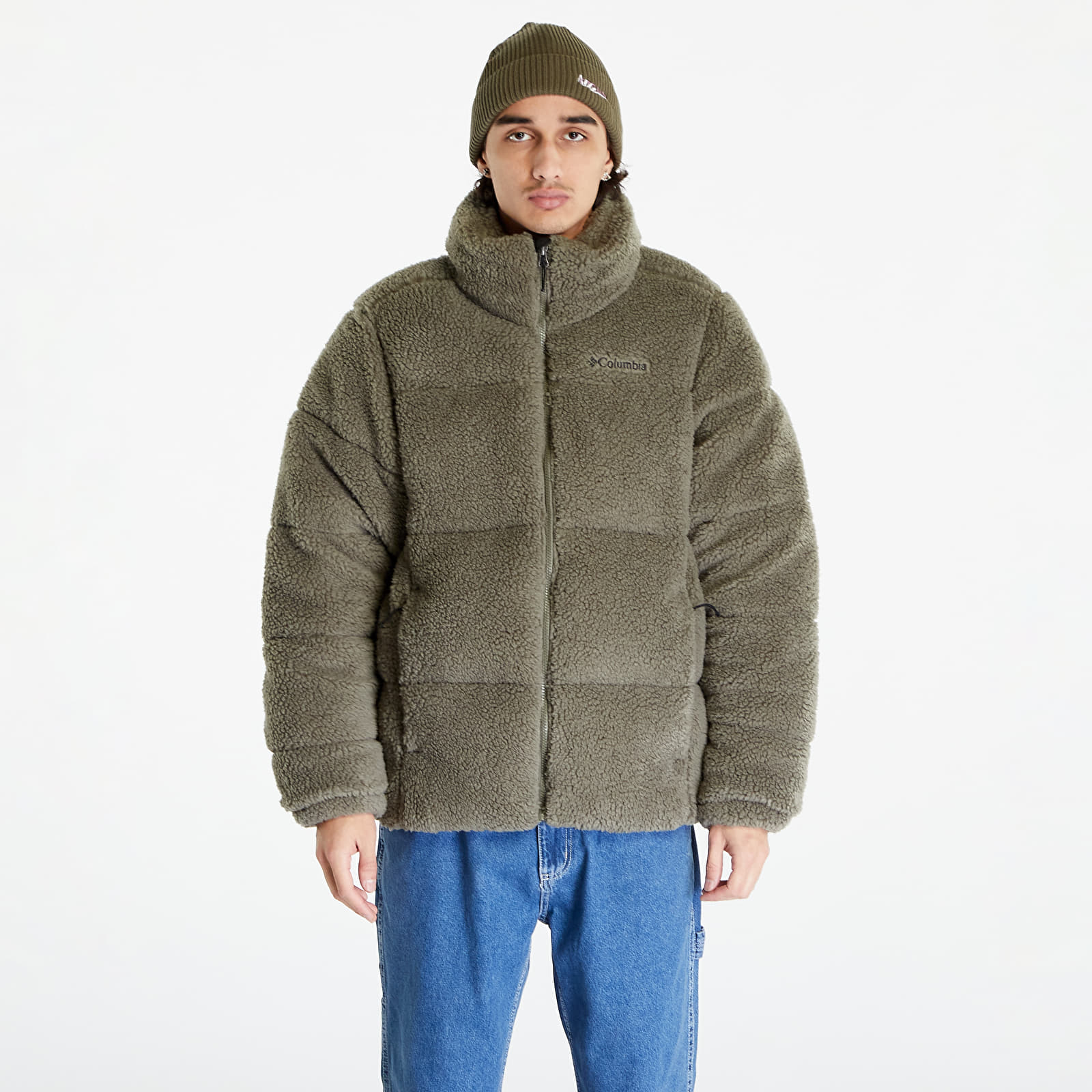 Columbia - puffect™ sherpa jacket stone green