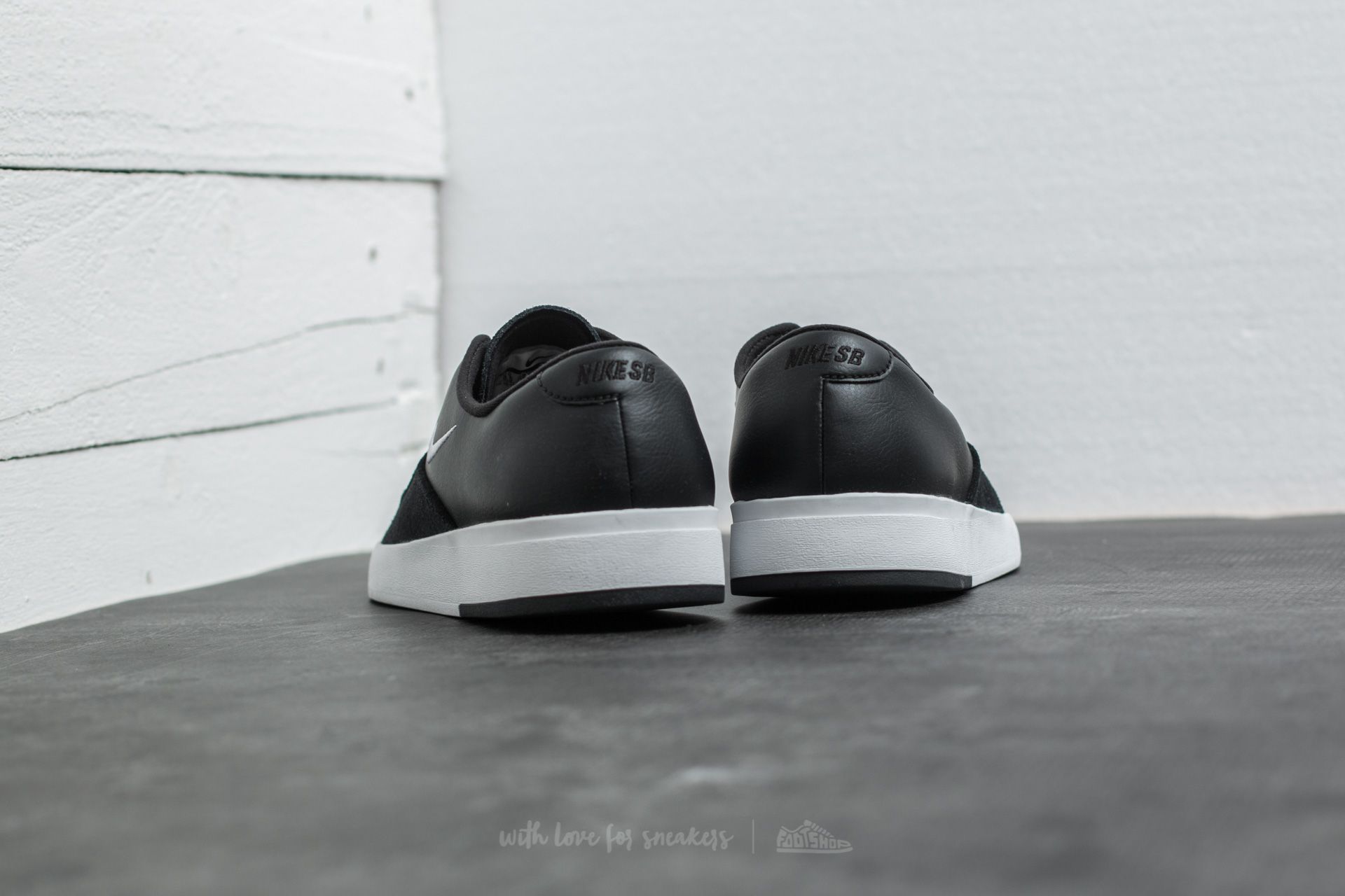 Scarpe uomo Nike SB Zoom P-Rod X Black/ White