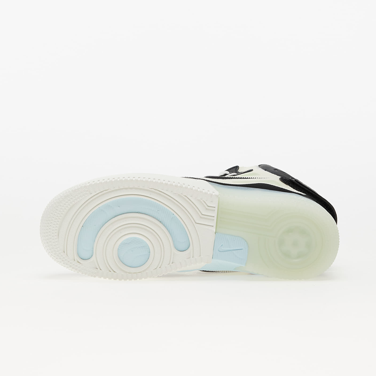 Herren Sneaker und Schuhe Nike Air Force 1 Mid React Sail/ Black-Ghost Green-Glacier Blue