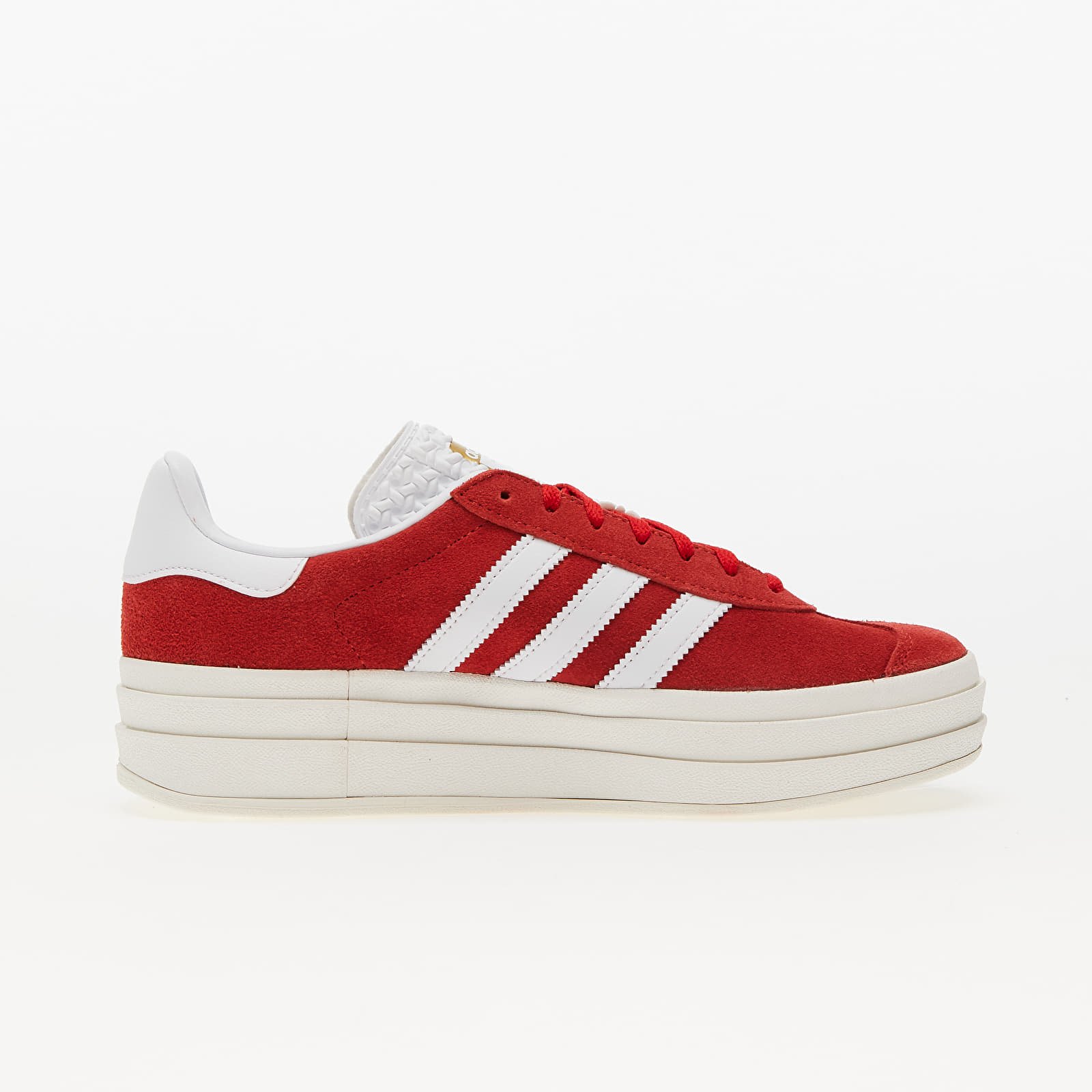 Naiste jalatsid adidas Gazelle Bold W Red/ Ftw White/ Gold Metallic