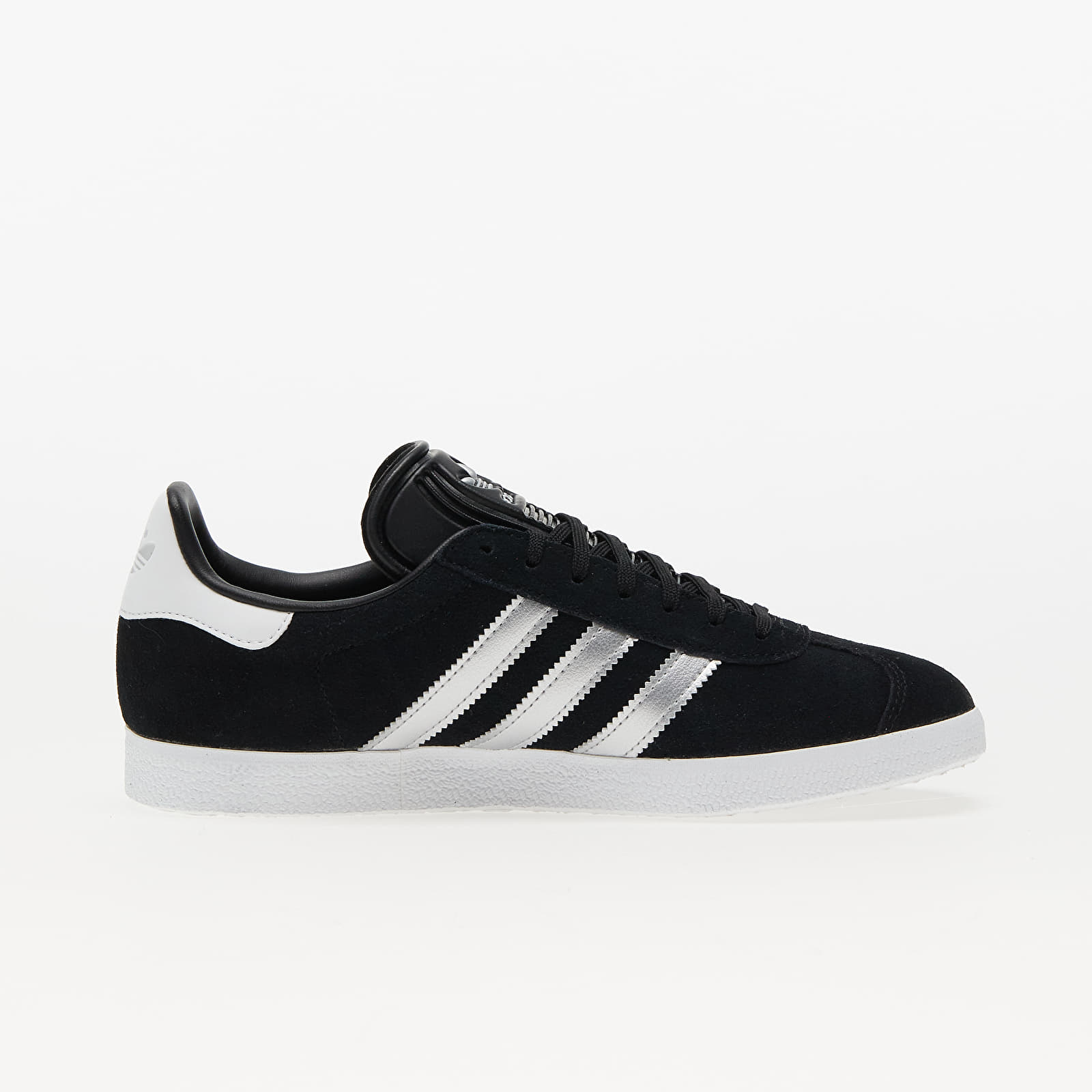 Naisten kengät adidas Gazelle W Core Black/ Silver Metallic/ Ftw White