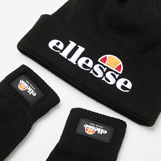 Hats Ellesse Velly Beanie & Bubb Gloves Black | Footshop