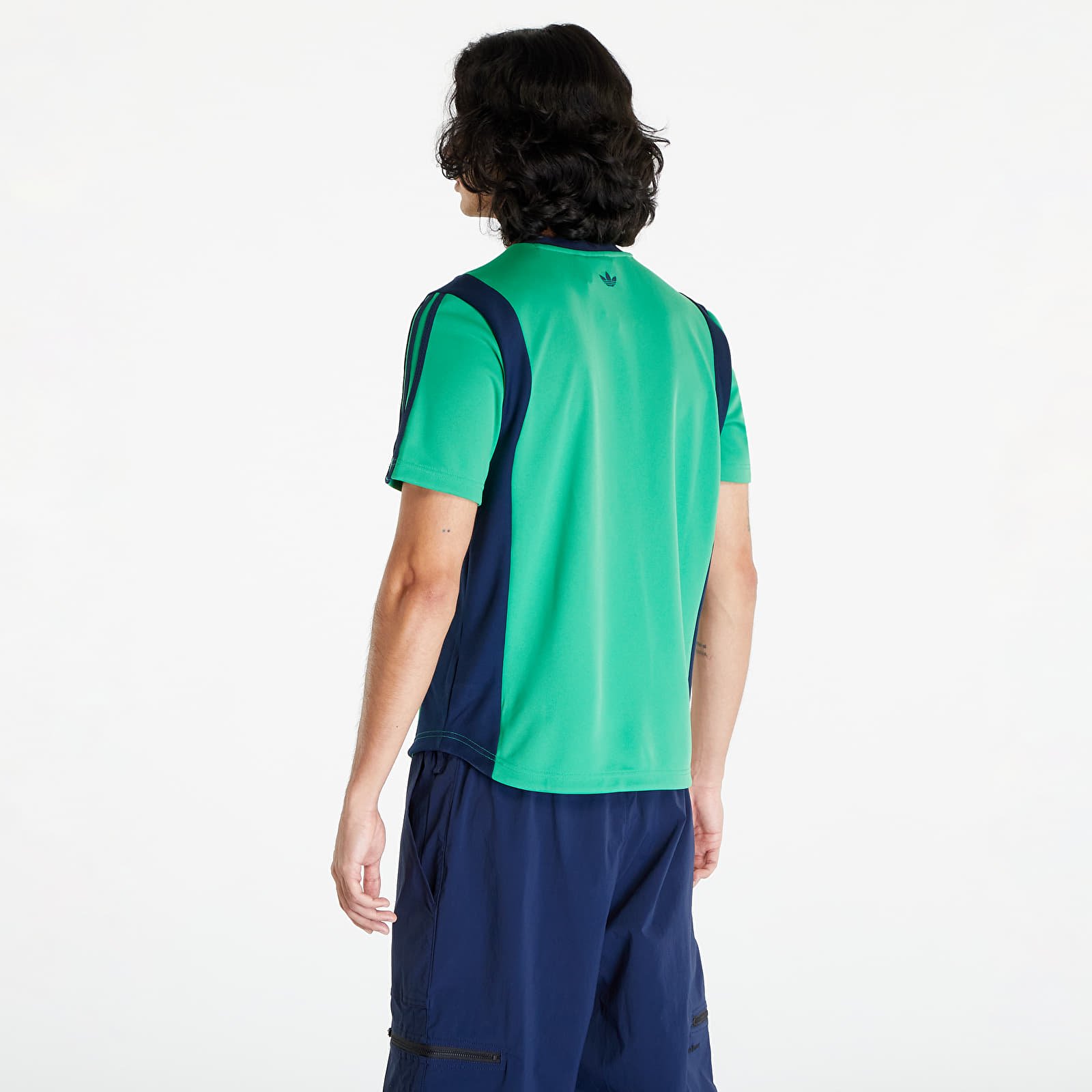 T-shirts adidas x Wales Bonner Fotbal Short Sleeve Tee Green