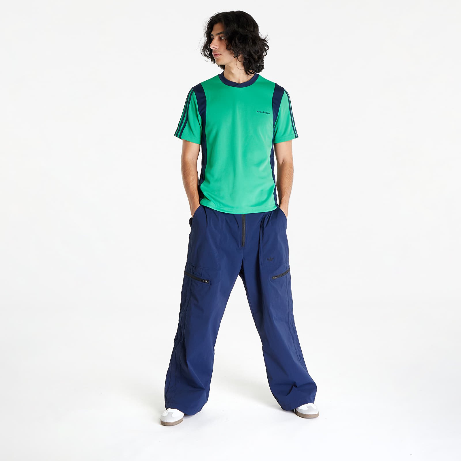 Bukser og jeans adidas x Wales Bonner Cargo Pant Collegiate Navy