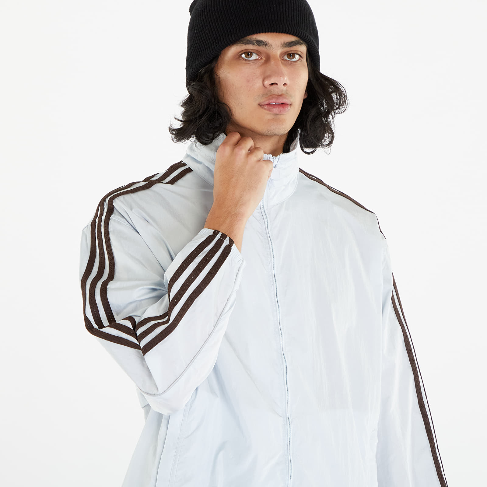 Coach Jackets adidas x Wales Bonner Nylon Track Top Blue Tint