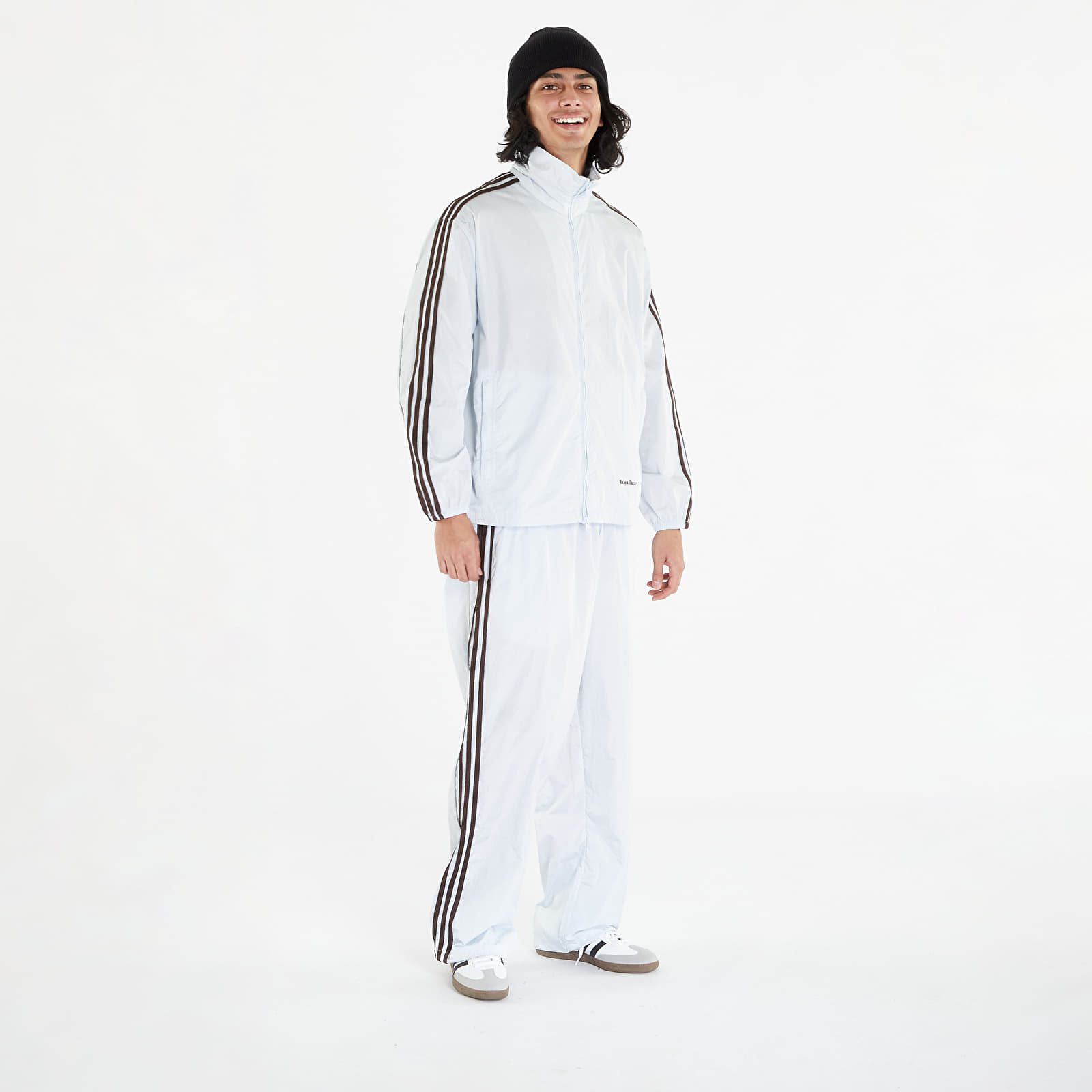 Coach Jackets adidas x Wales Bonner Nylon Track Top Blue Tint