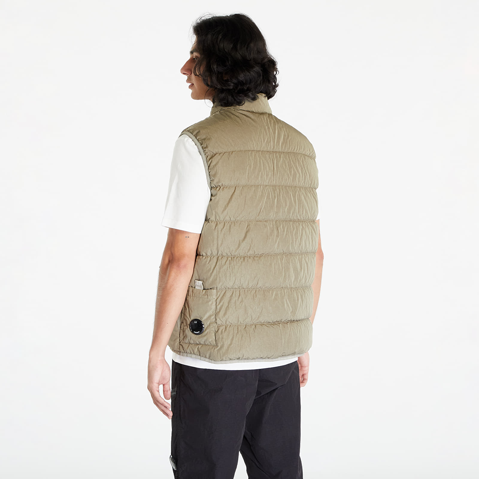 Liemenės C.P. Company Eco-Chrome R Down Vest Silver Sage
