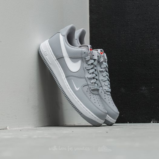 Air force 1 hot sale grey and white